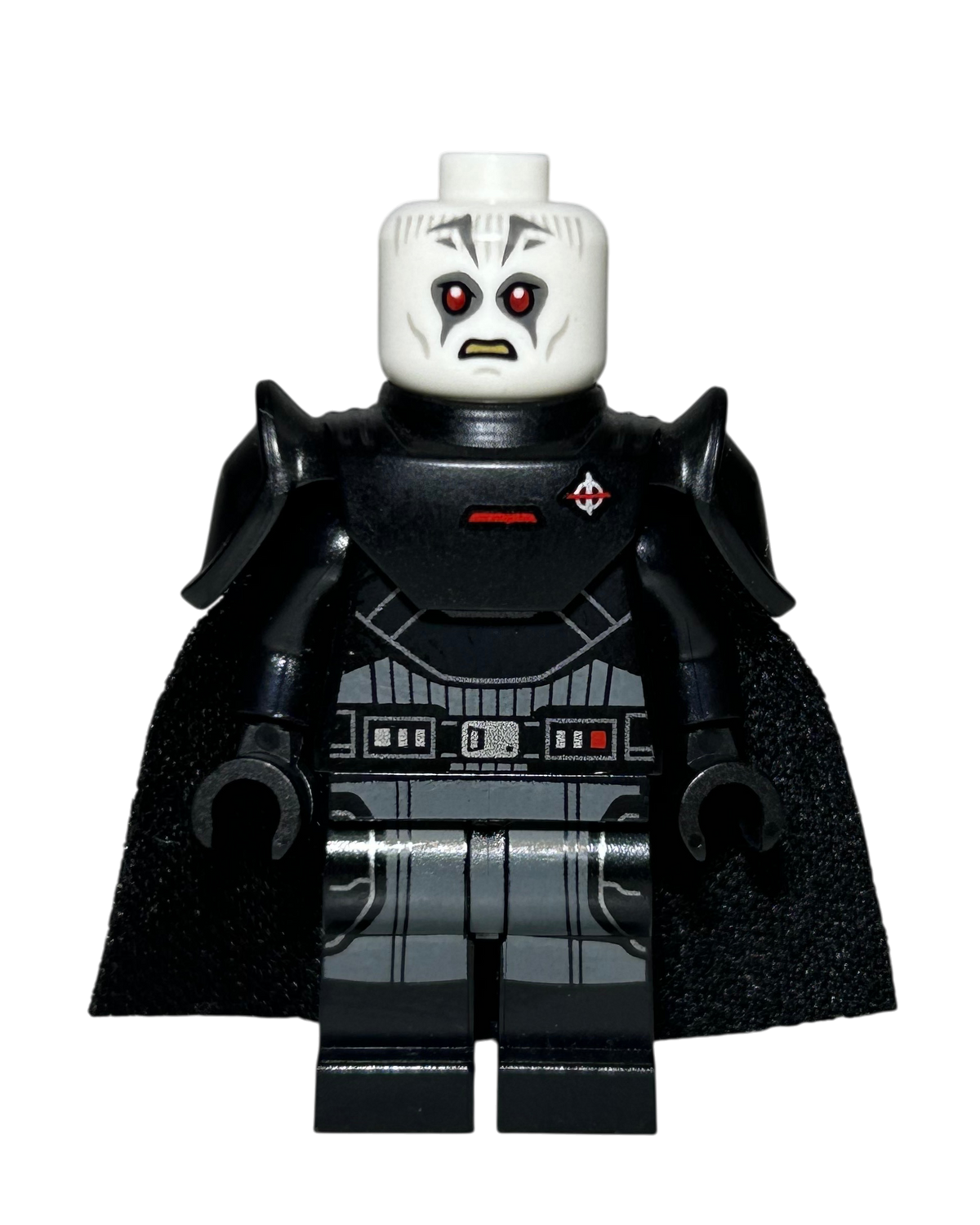 Grand Inquisitor SW1222 LEGO Star Wars Minifigur mit Lichtschwert Vorderansicht brick2d2