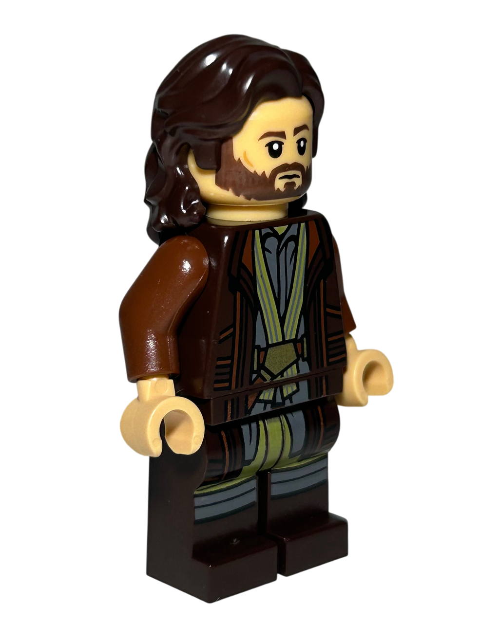 Lego Star Wars Minifigur Cassian Andor SW1231 Seitenansicht links brick2d2