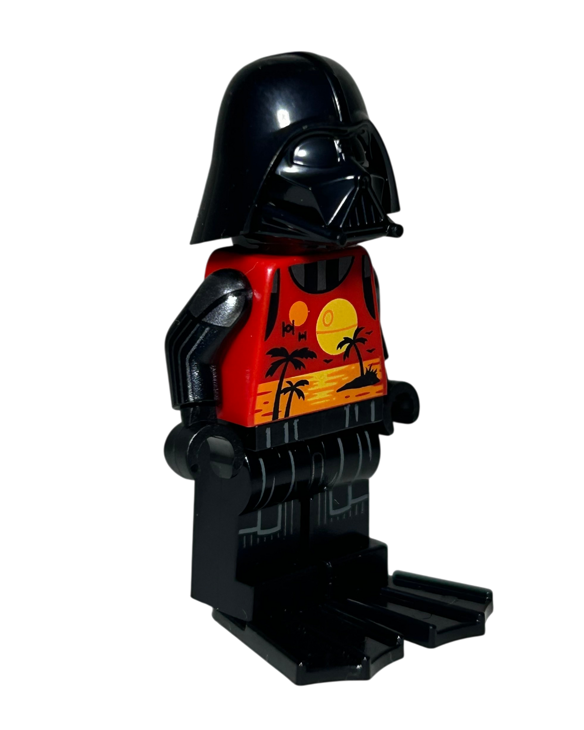 Darth Vader SW1239 LEGO Star Wars Minifigur Sommer Outfit Seitenansicht links brick2d2
