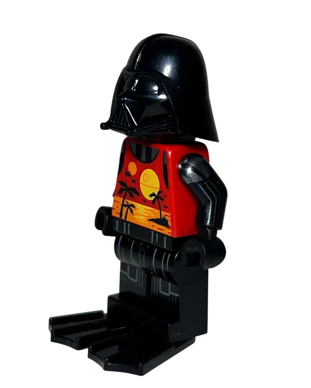 Darth Vader SW1239 LEGO Star Wars Minifigur Sommer Outfit Seitenansicht rechts brick2d2