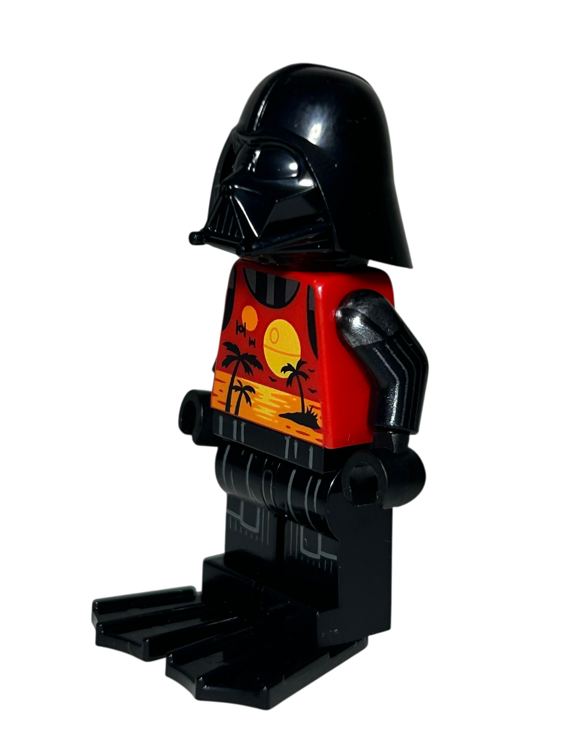 Darth Vader SW1239 LEGO Star Wars Minifigur Sommer Outfit Seitenansicht rechts brick2d2