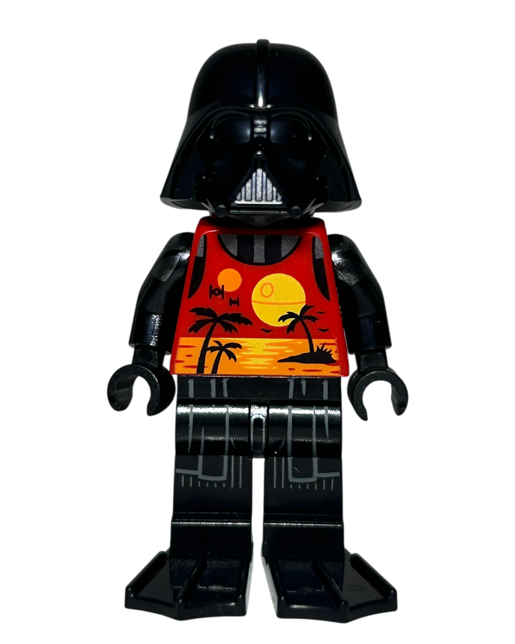 Darth Vader SW1239 LEGO Star Wars Minifigur Sommer Outfit Vorderansicht brick2d2