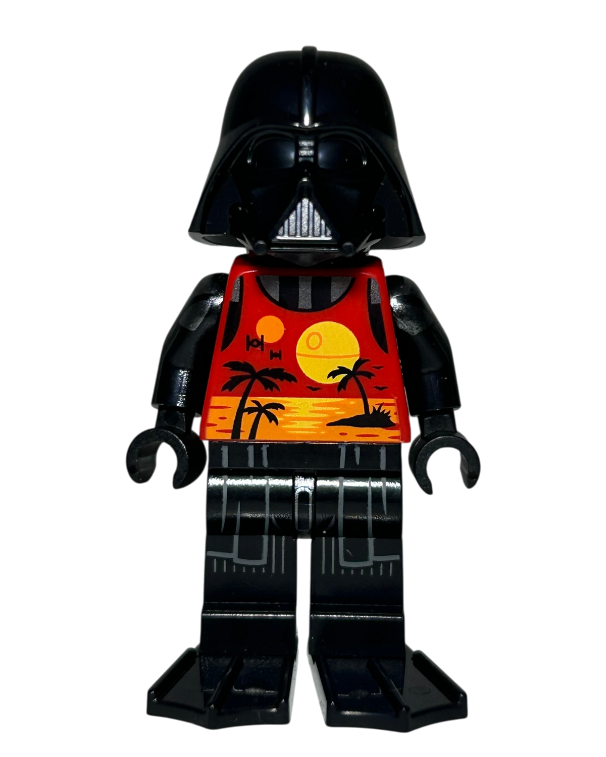 Darth Vader SW1239 LEGO Star Wars Minifigur Sommer Outfit Vorderansicht brick2d2