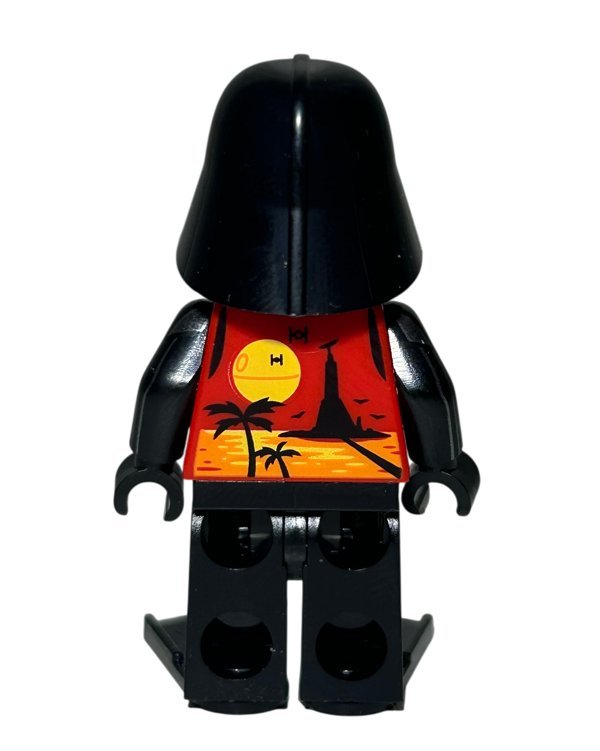 Darth Vader SW1239 LEGO Star Wars Minifigur Sommer Outfit Rückansicht brick2d2