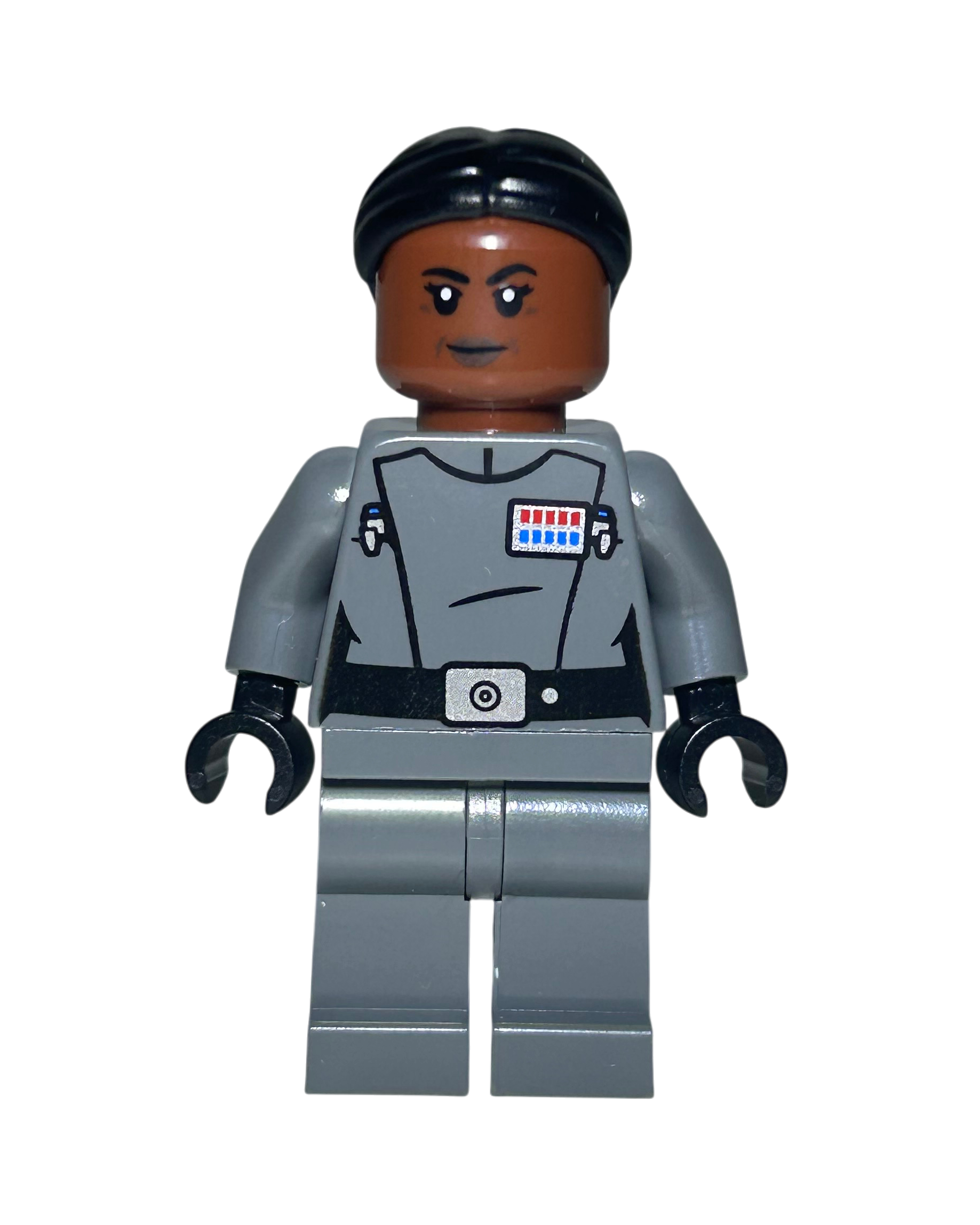 Vize Admiral Sloane SW1250 LEGO Star Wars Minifigur Vorderansicht brick2d2