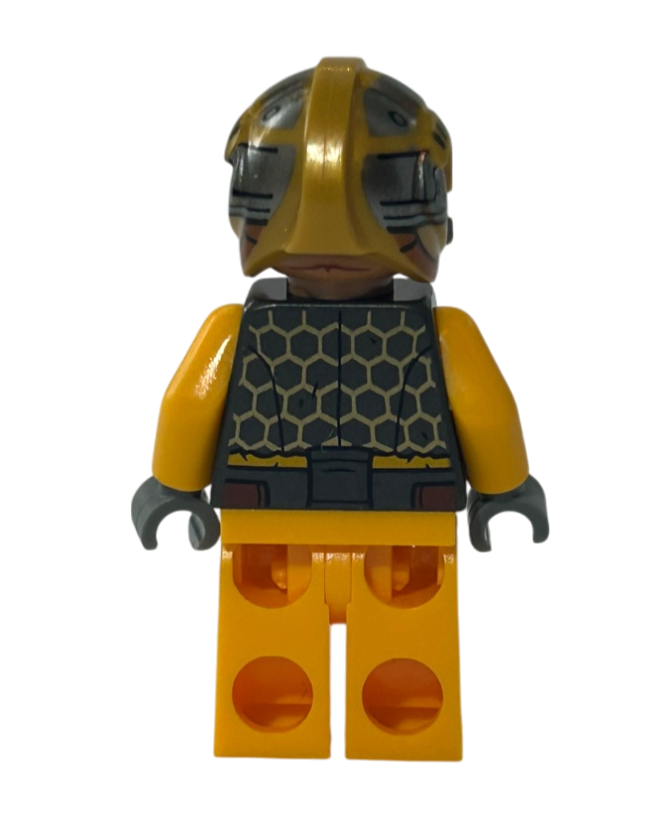 Snub Fighter Pilot SW1256 LEGO Star Wars Minifigur Rückansicht