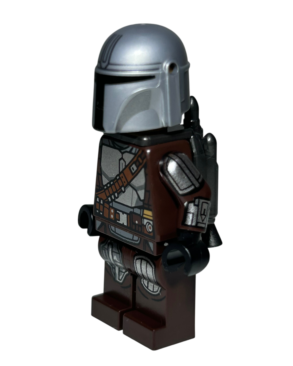 The Mandalorian Din Djarin SW1258 LEGO Star Wars Minifigur Seitenansicht rechts brick2d2