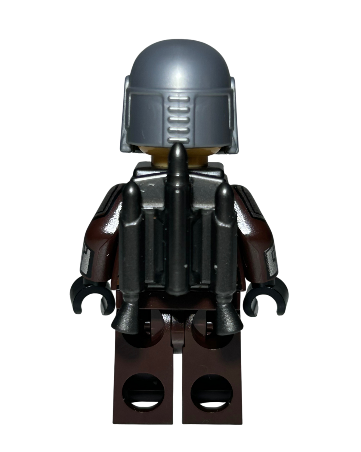 The Mandalorian Din Djarin SW1258 LEGO Star Wars Minifigur Rückansicht brick2d2