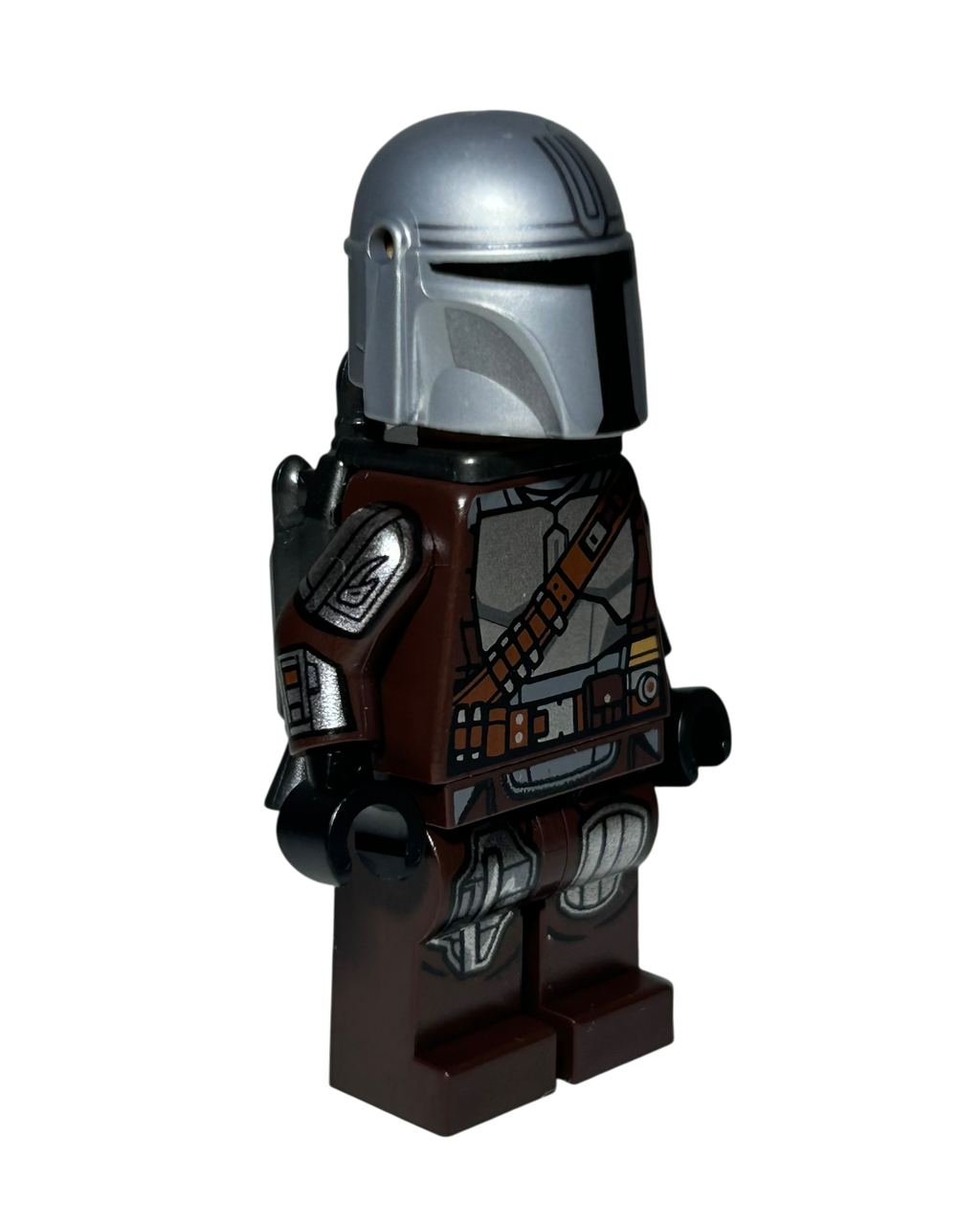 The Mandalorian Din Djarin SW1258 LEGO Star Wars Minifigur Seitenansicht links brick2d2