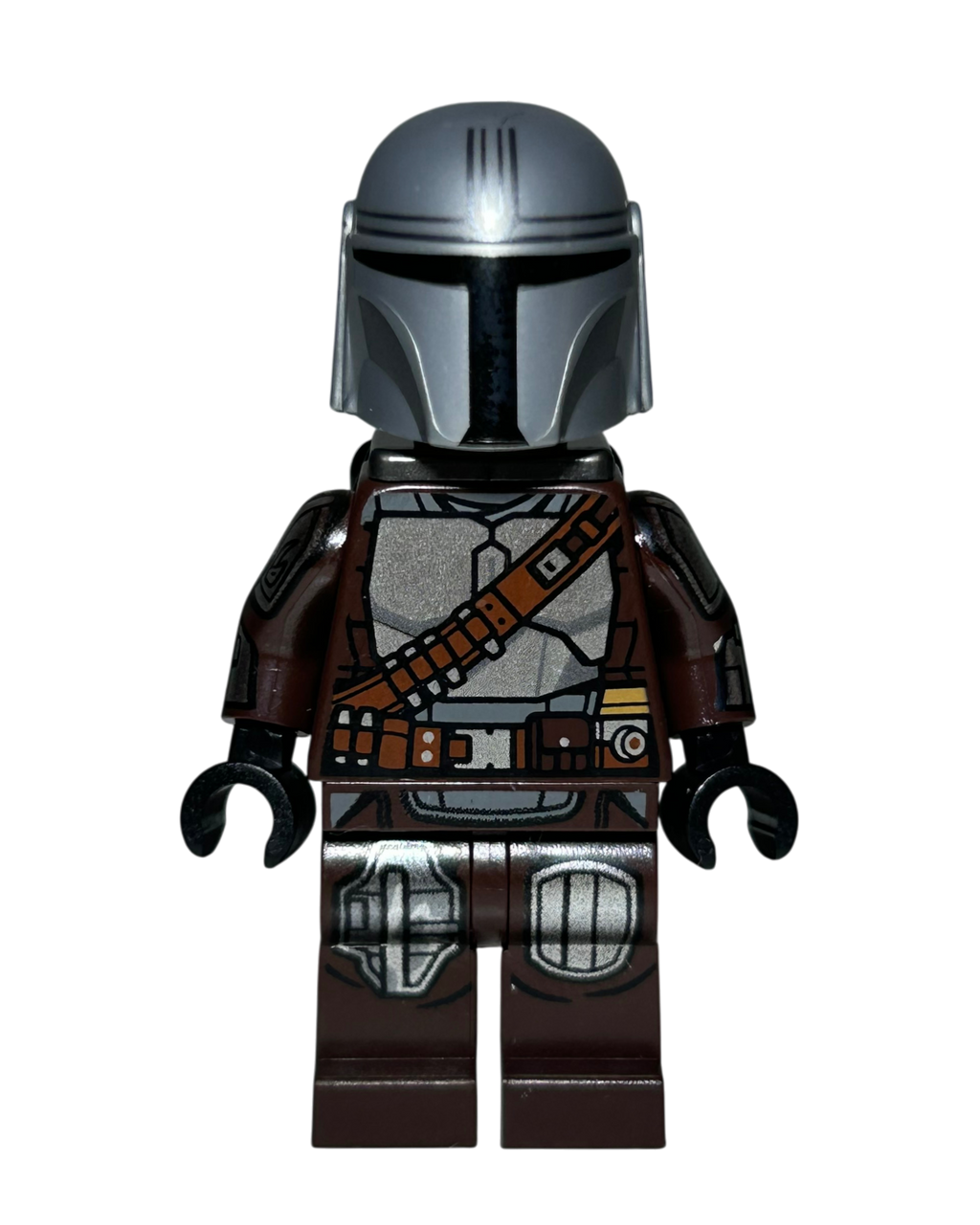 The Mandalorian Din Djarin SW1258 LEGO Star Wars Minifigur Vorderansicht brick2d2