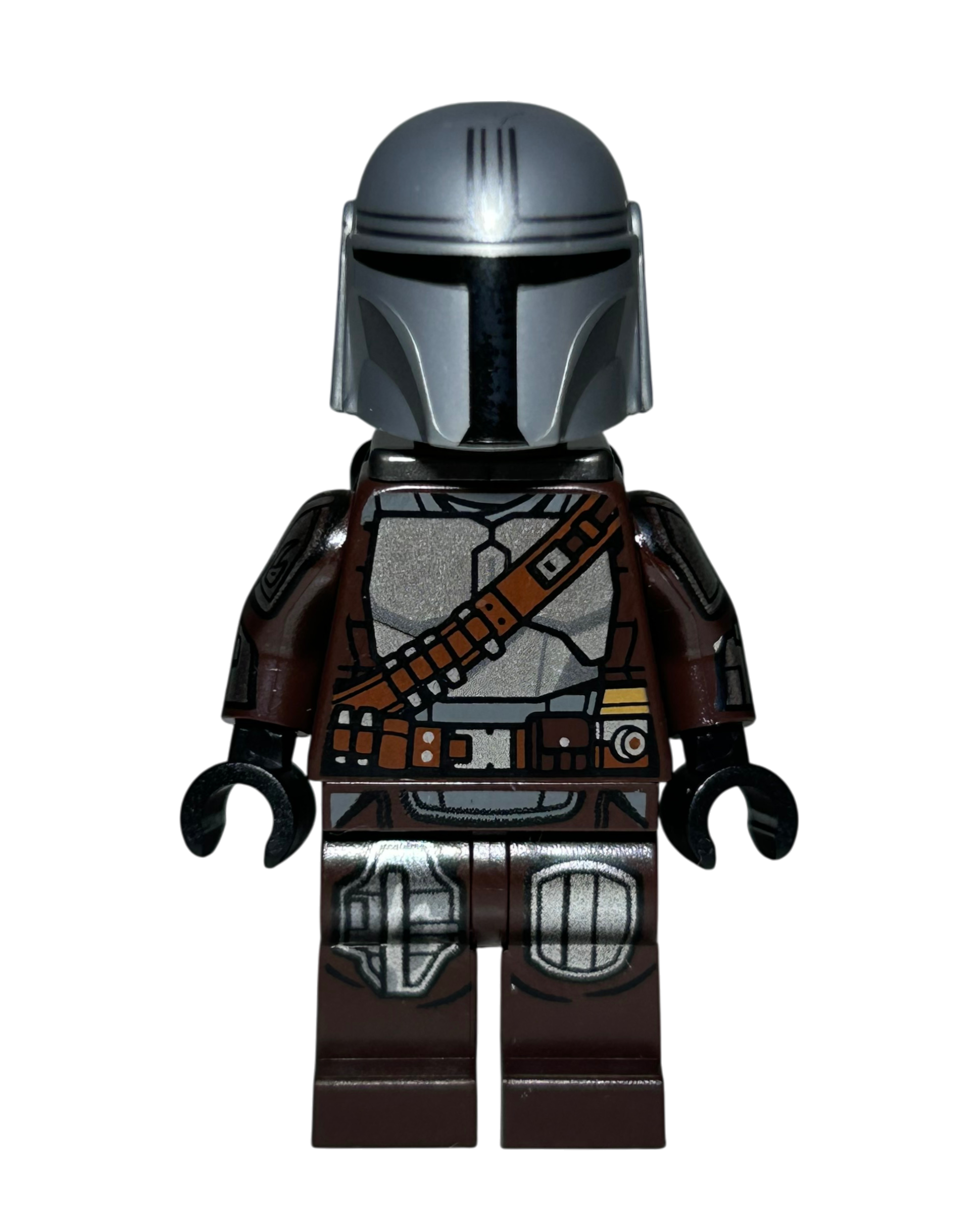 The Mandalorian Din Djarin SW1258 LEGO Star Wars Minifigur Vorderansicht brick2d2