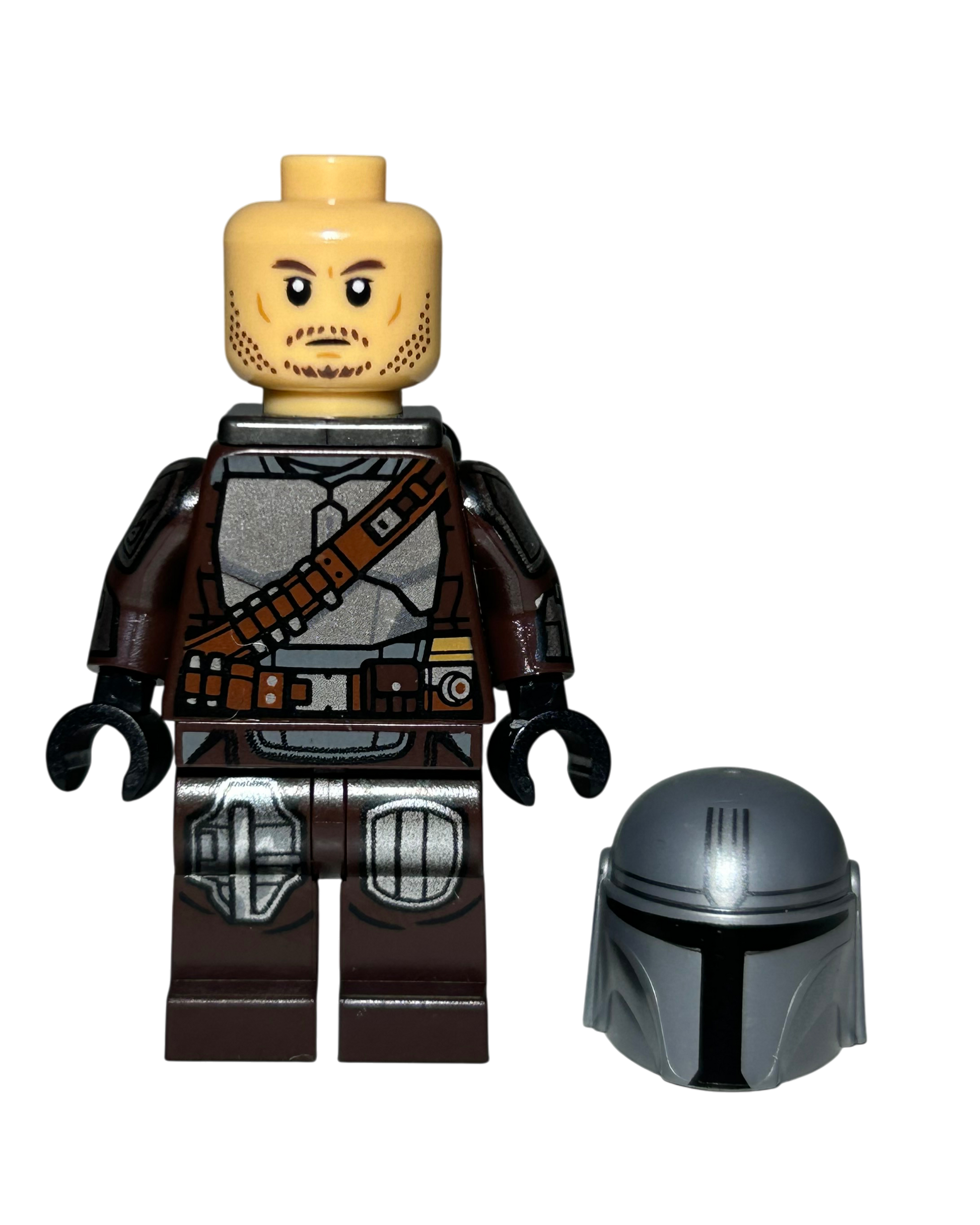 The Mandalorian Din Djarin SW1258 LEGO Star Wars Minifigur Detailansicht brick2d2