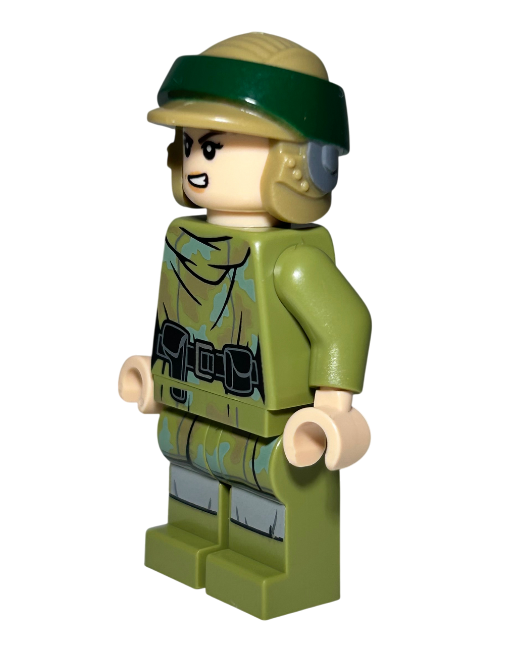 Prinzessin Leia Endor Outfit SW1264 LEGO Star Wars Minifigur Seitenansicht rechts brick2d2