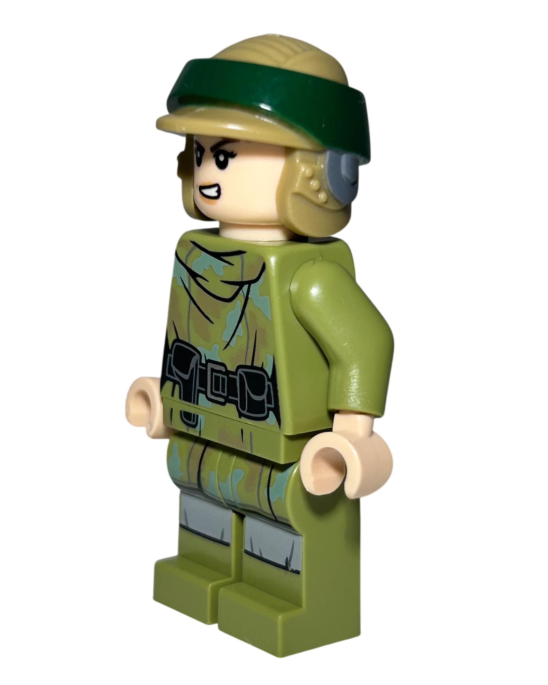 Prinzessin Leia Endor Outfit SW1264 LEGO Star Wars Minifigur Seitenansicht rechts brick2d2