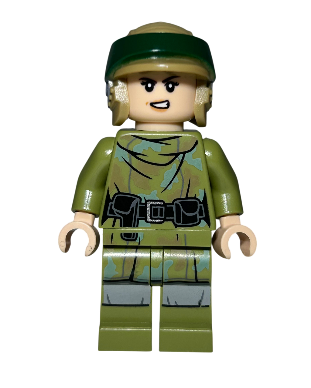 Prinzessin Leia Endor Outfit SW1264 LEGO Star Wars Minifigur Detailansicht brick2d2