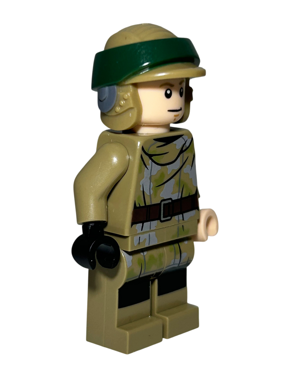 Luke Skywalker Endor Outfit SW1266 LEGO Star Wars Minifigur Seitenansicht links brick2d2