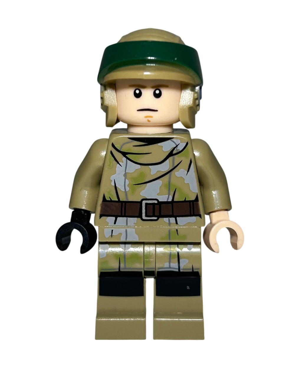 Luke Skywalker Endor Outfit SW1266 LEGO Star Wars Minifigur Vorderansicht brick2d2