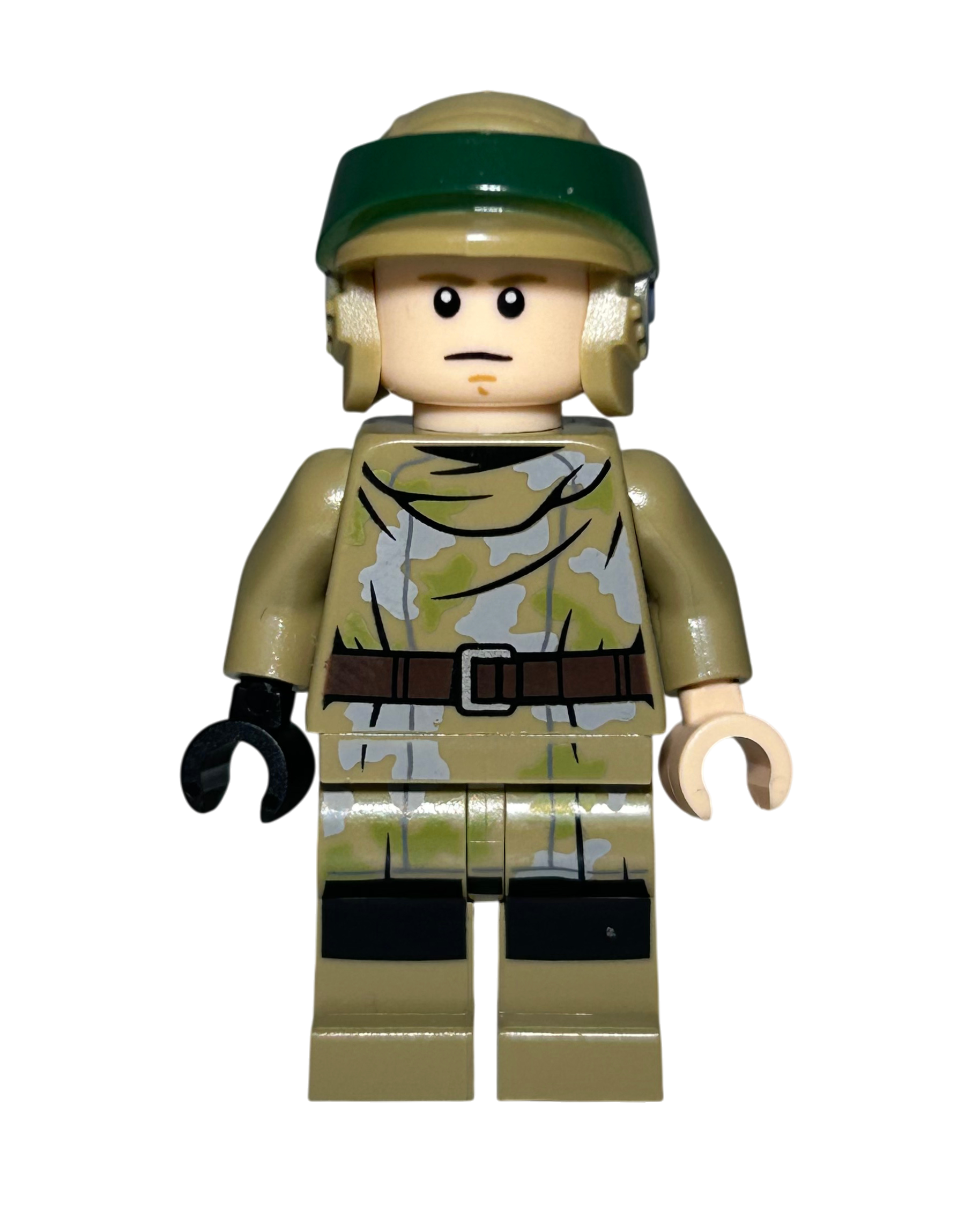 Luke Skywalker Endor Outfit SW1266 LEGO Star Wars Minifigur Vorderansicht brick2d2