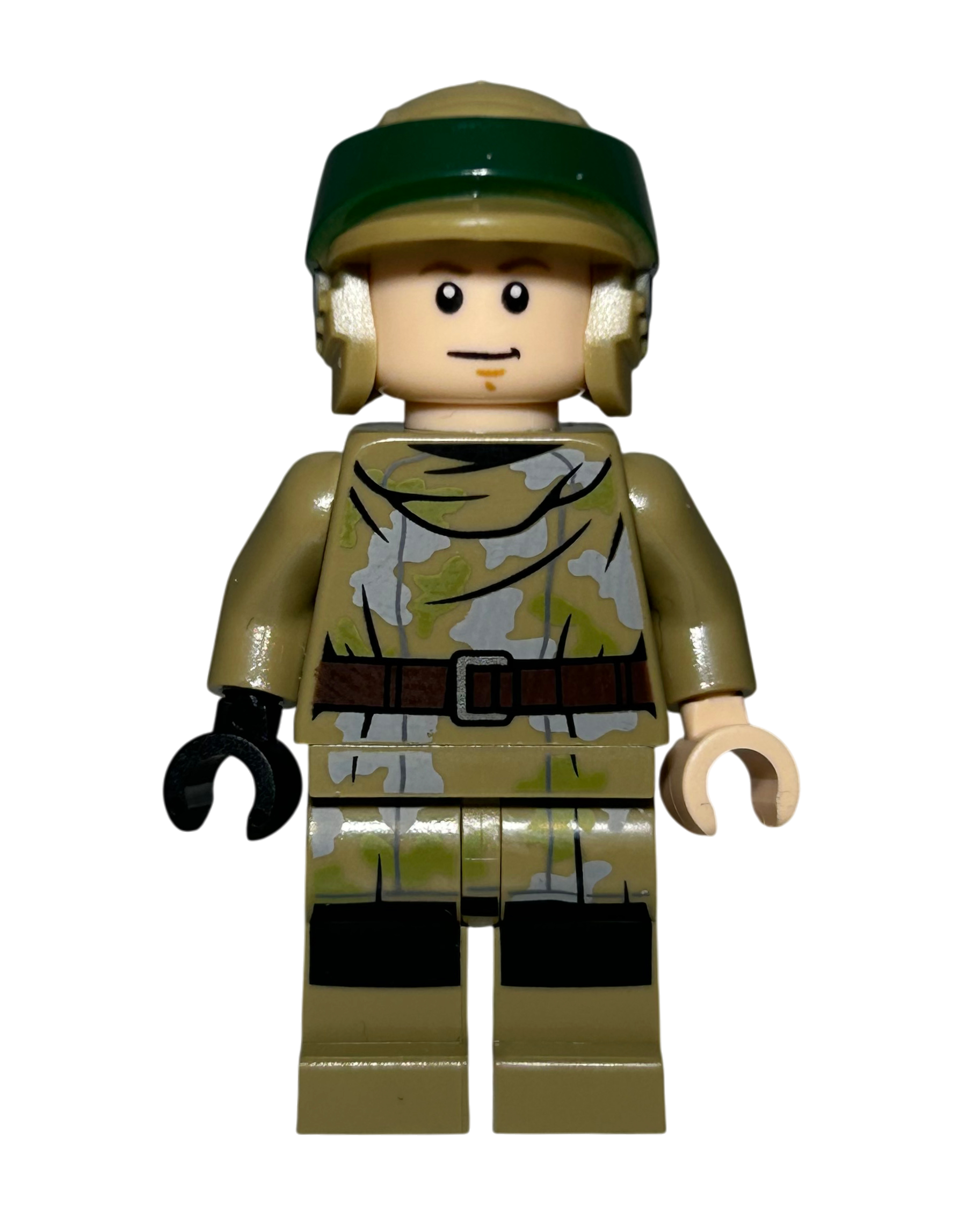 Luke Skywalker Endor Outfit SW1266 LEGO Star Wars Minifigur Detailansicht brick2d2