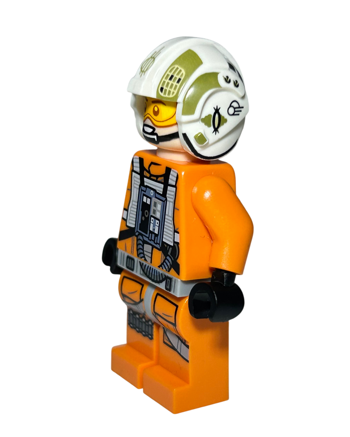 Y Wing Pilot John Dutch Vander SW1279 LEGO Star Wars Minifigur Seitenansicht rechts brick2d2