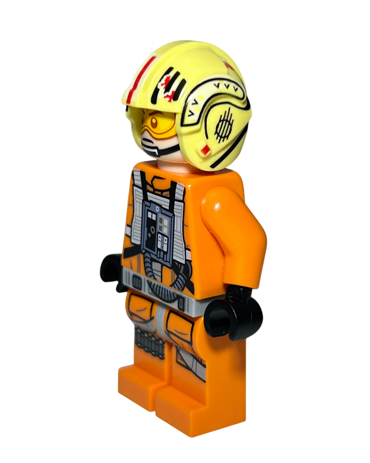 Garven Dreis Y Wing Pilot SW1281 LEGO Star Wars Minifigur Seitenansicht rechts brick2d2