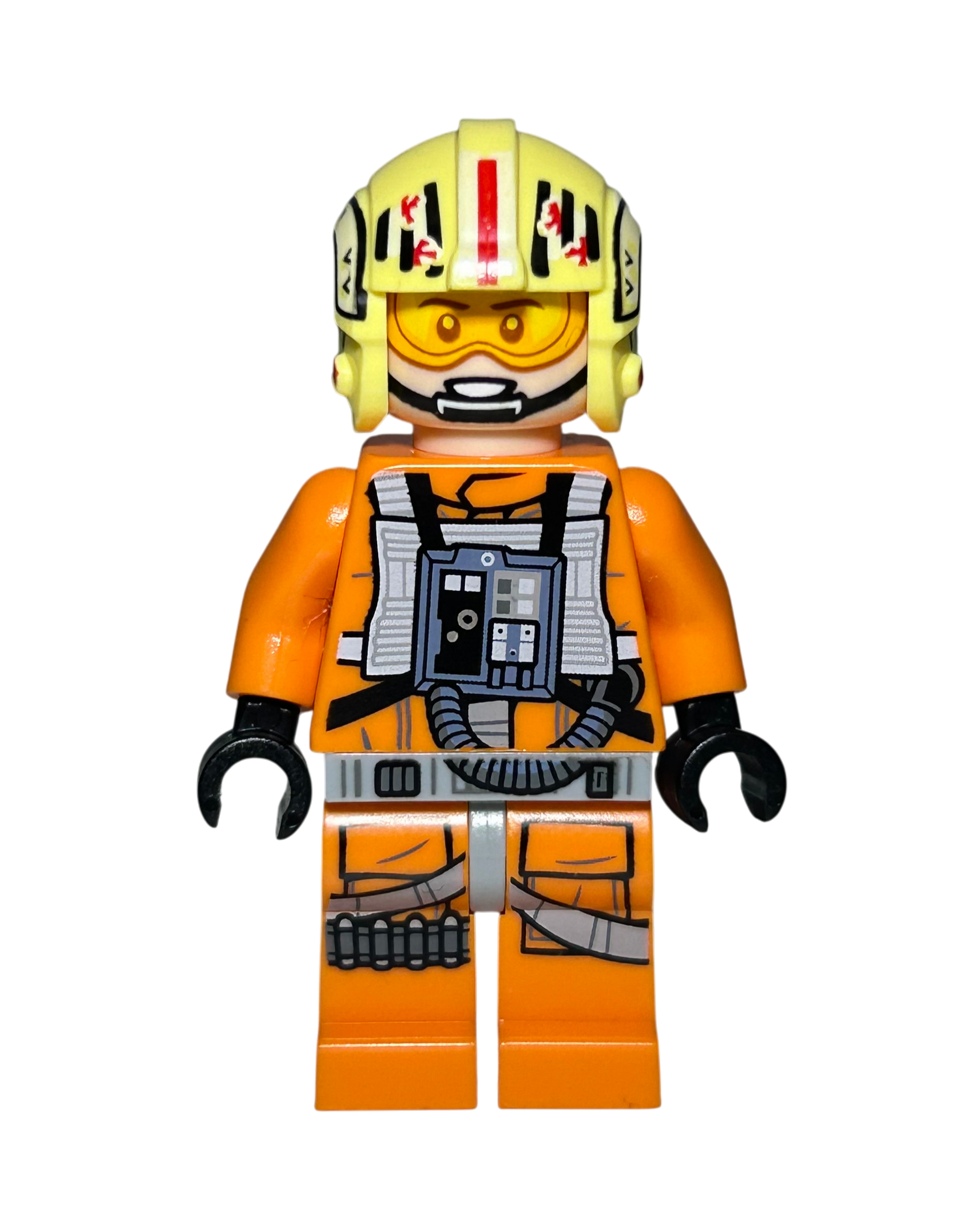 Garven Dreis Y Wing Pilot SW1281 LEGO Star Wars Minifigur Detailansicht brick2d2
