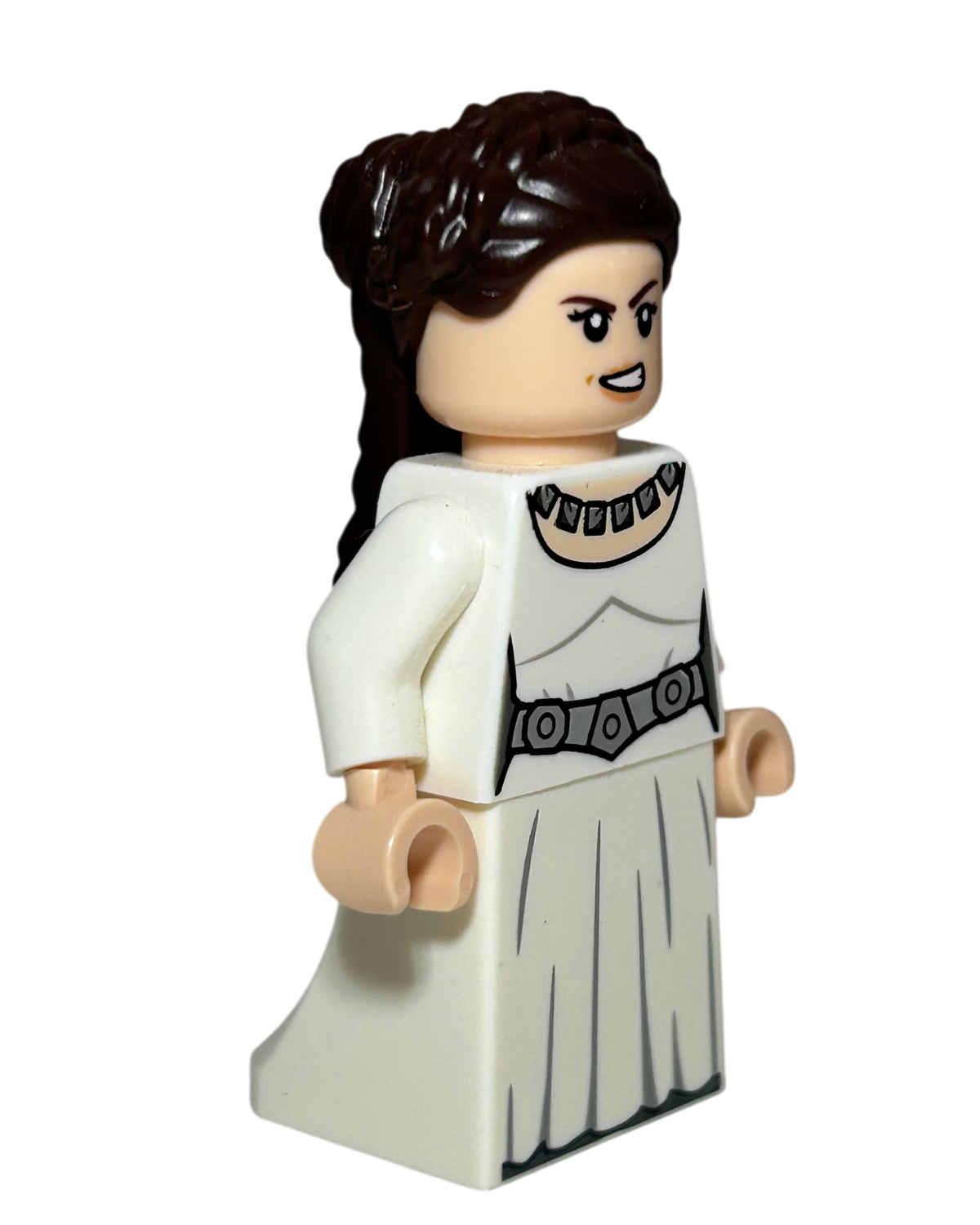 Prinzessin Leia SW1282 LEGO Star Wars Minifigur Seitenansicht links brick2d2