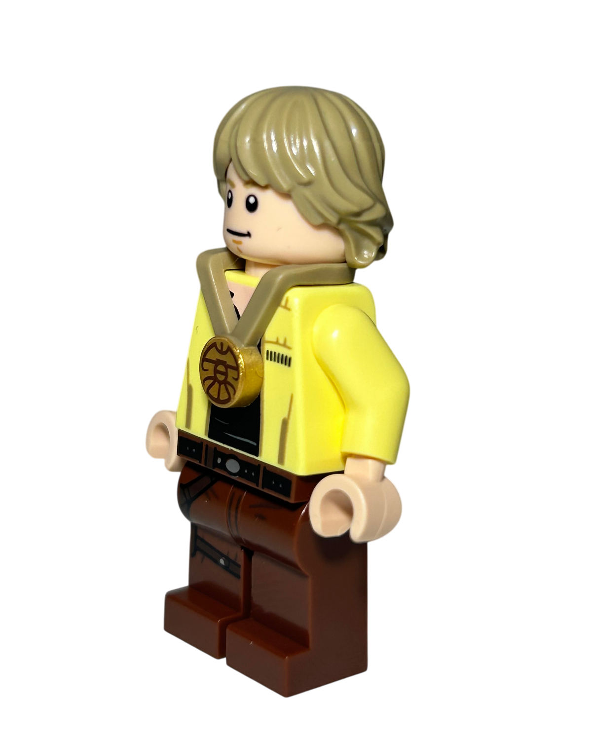 Luke Skywalker Celebration Outfit SW1283 LEGO Star Wars Minifigur Seitenansicht rechts Brick2D2