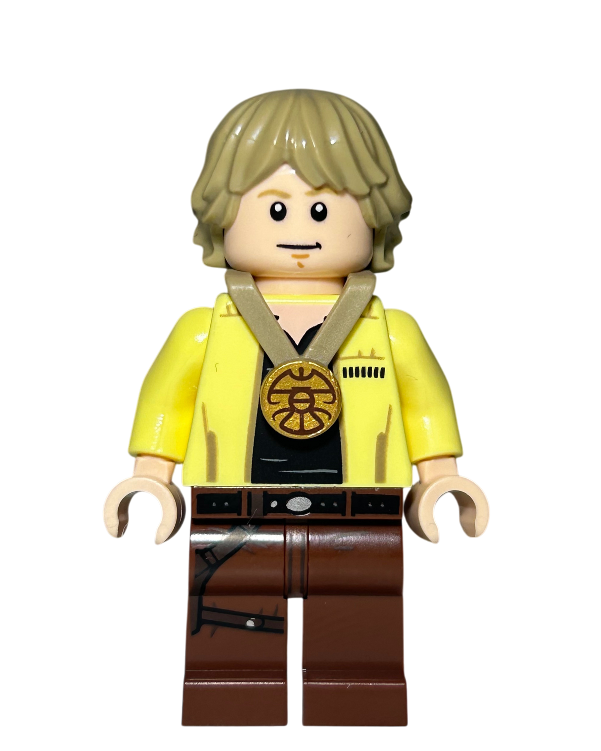 Luke Skywalker Celebration Outfit SW1283 LEGO Star Wars Minifigur Vorderansicht Brick2D2