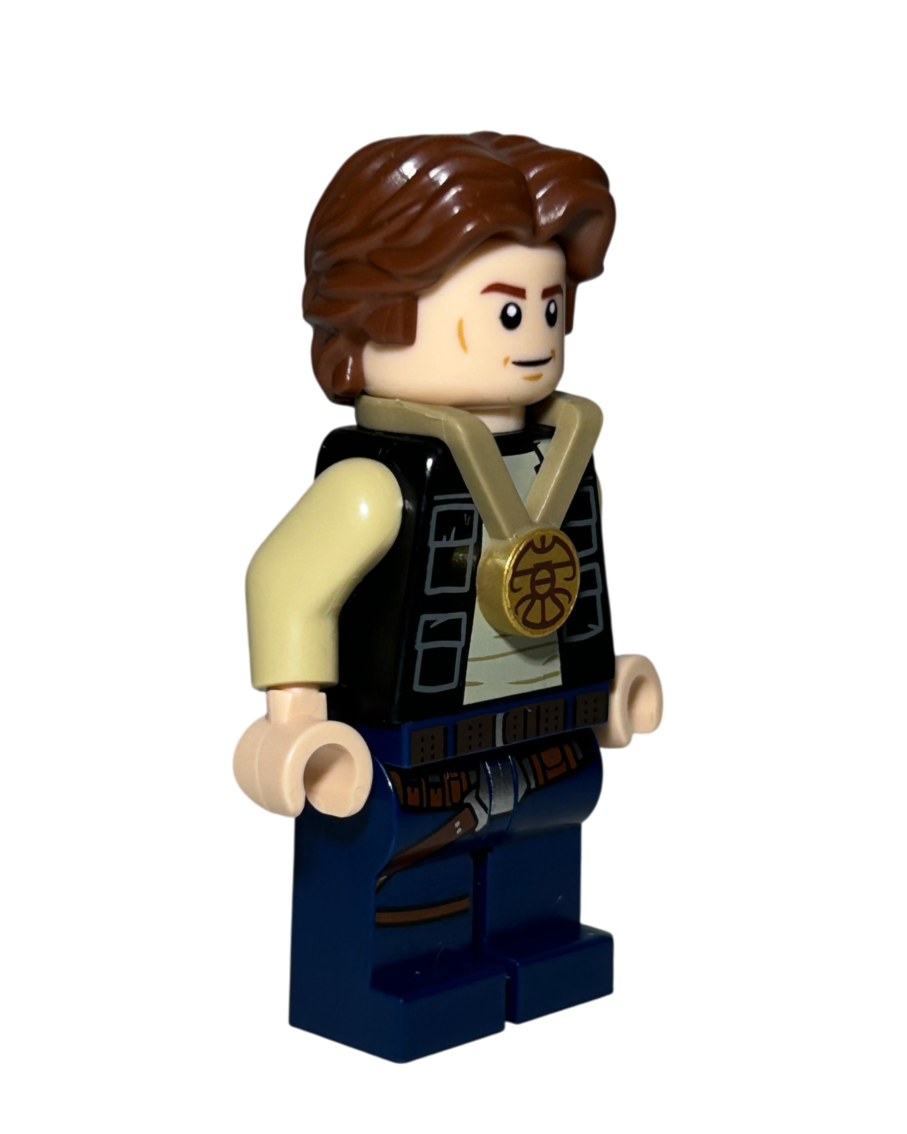 Han Solo (Celebration) SW1284 LEGO Star Wars Minifigur Seitenansicht links brick2d2