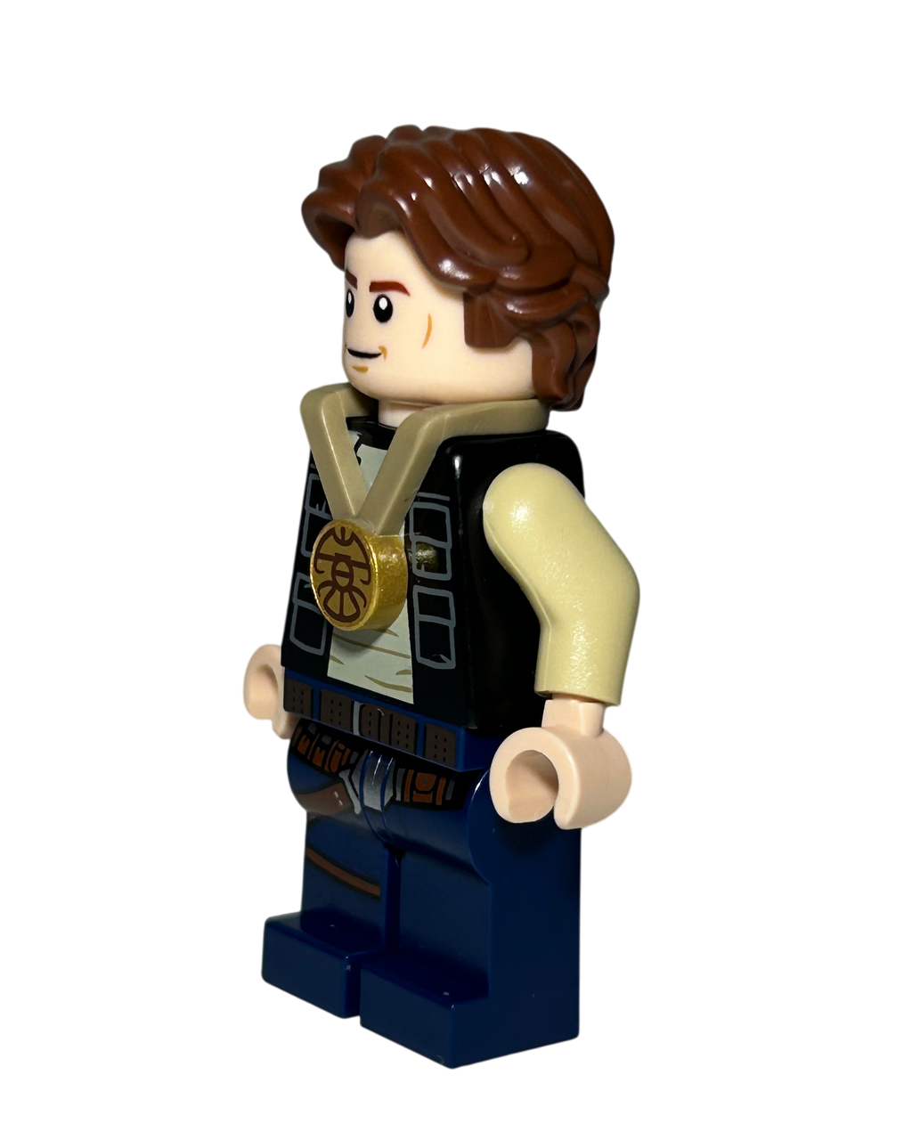 Han Solo (Celebration) SW1284 LEGO Star Wars Minifigur Seitenansicht rechts brick2d2