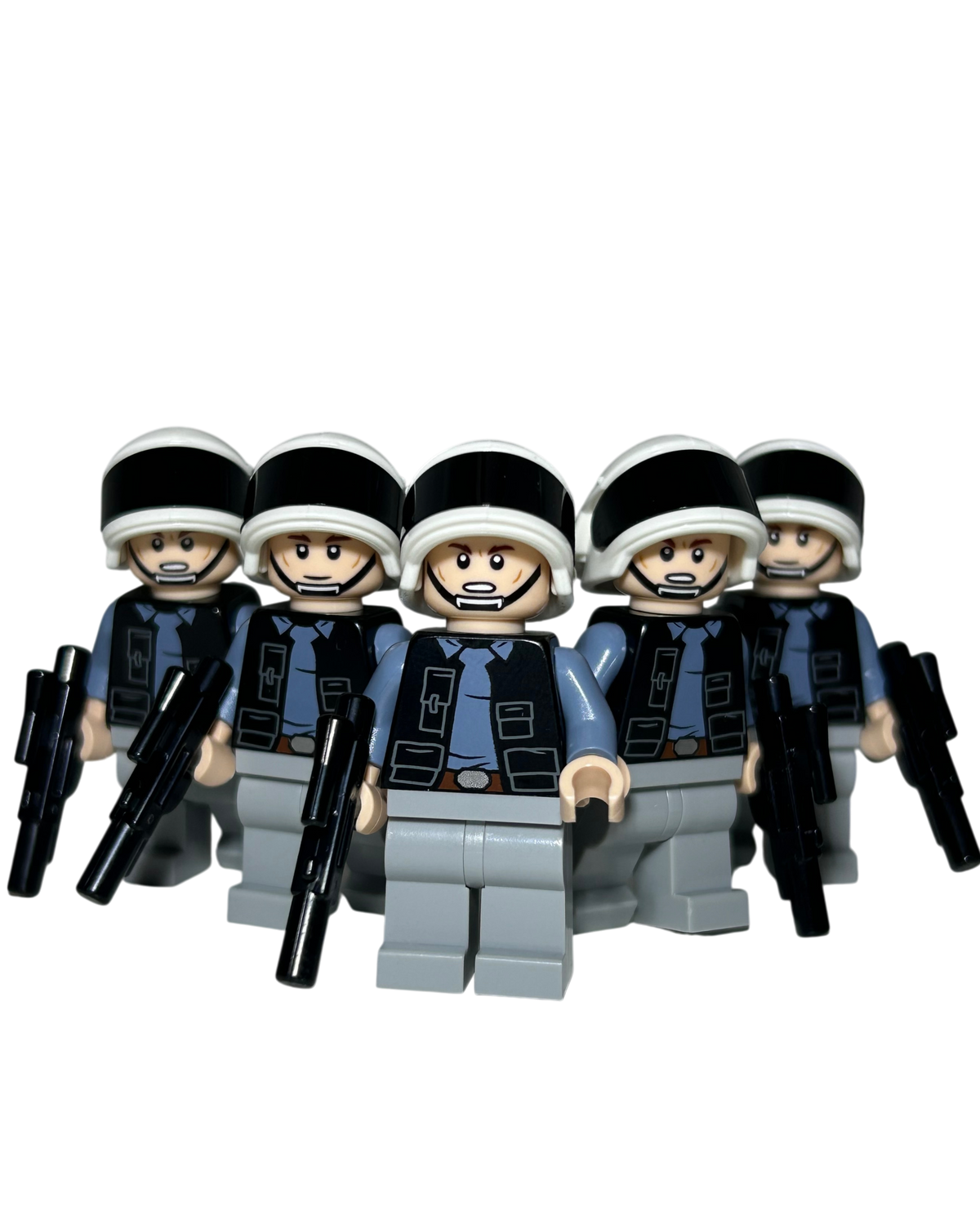 5x Rebellen Battle Pack SW1285 LEGO Star Wars Minifiguren Gesamtansicht brick2d2