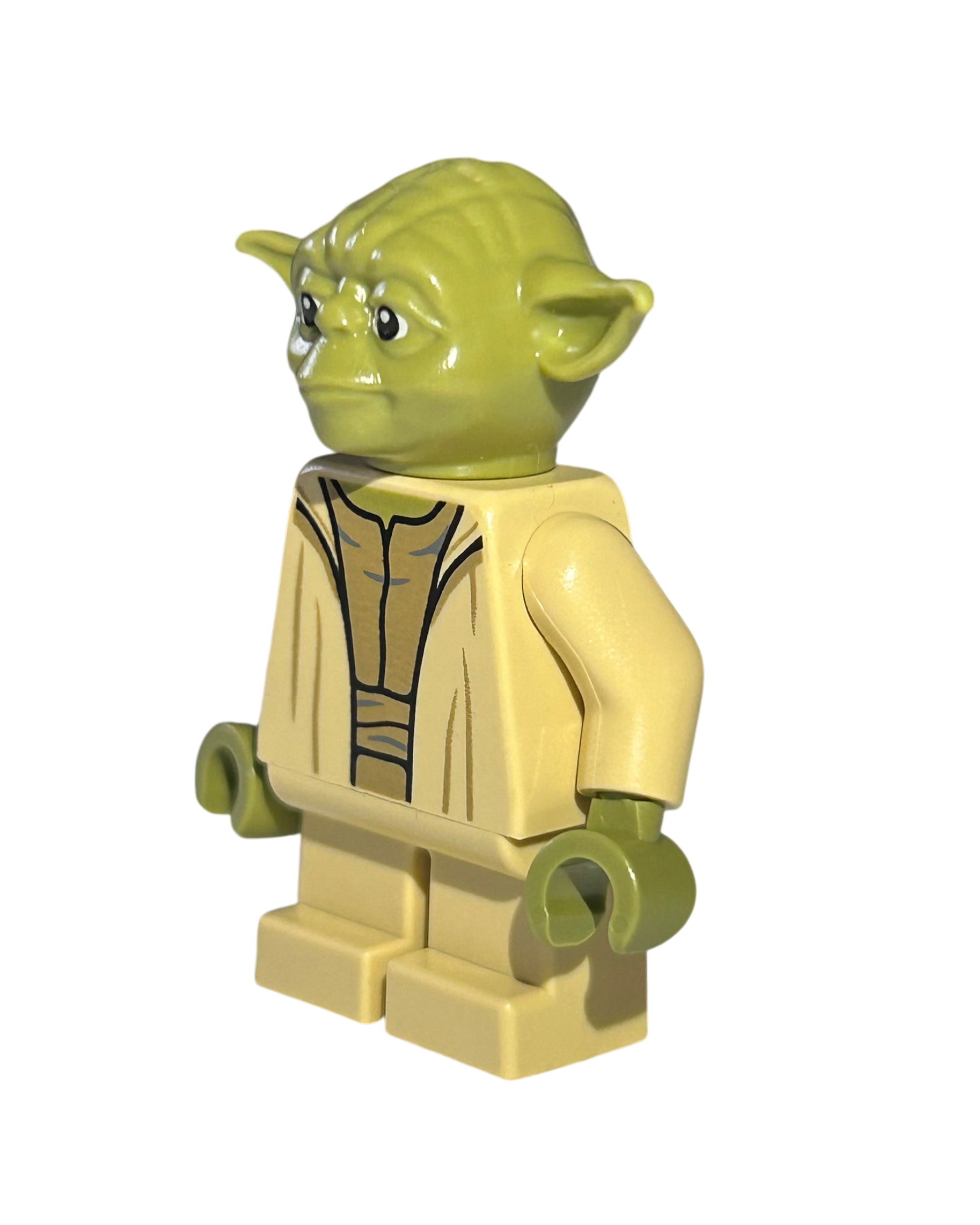 Lego Star Wars Minifigur Meister Yoda SW1288 Seitenansicht rechts brick2d2