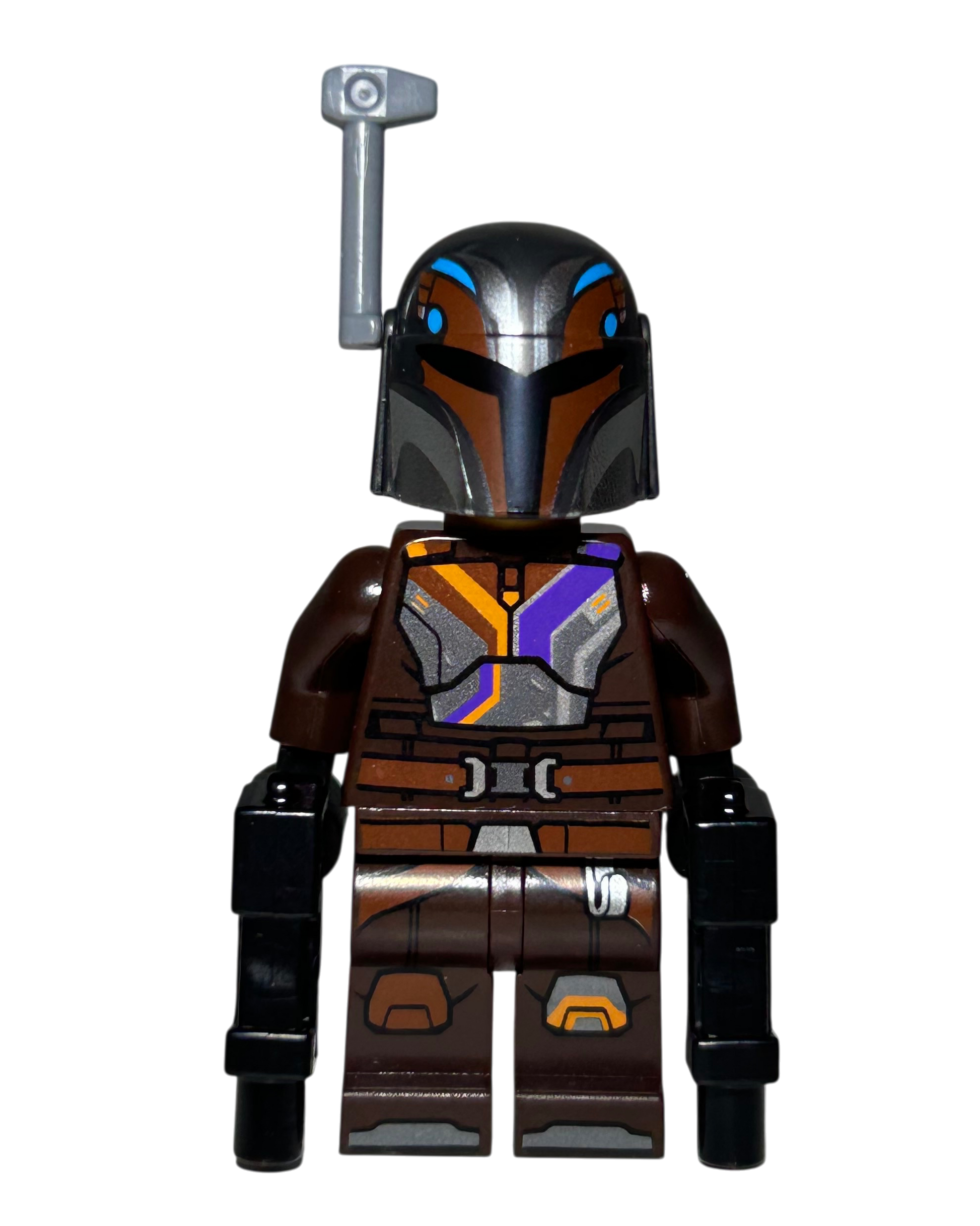 Sabine Wren SW1302 LEGO Star Wars Minifigur mit Helm Vorderansicht brick2d2