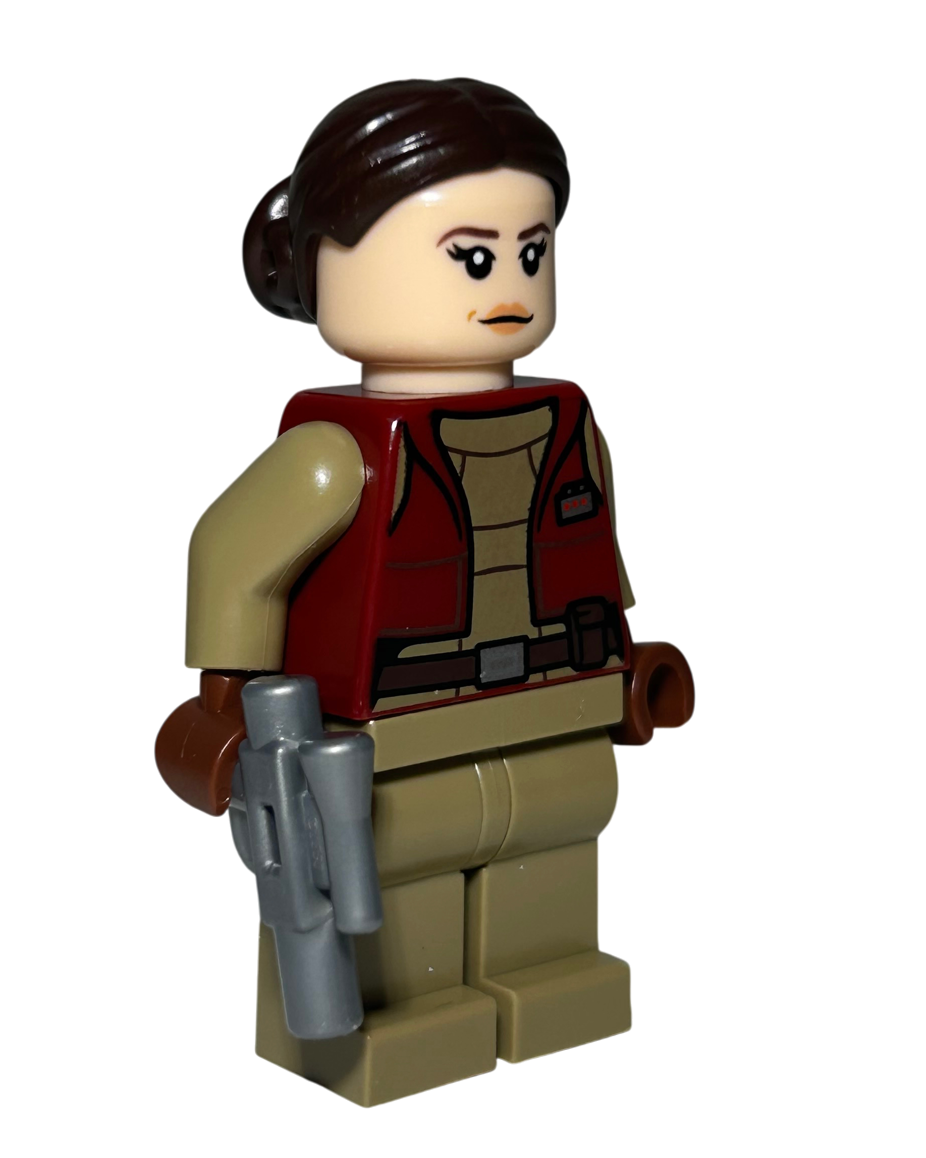 Padmé Amidala SW1303 LEGO Star Wars Minifigur Detailansicht links brick2d2