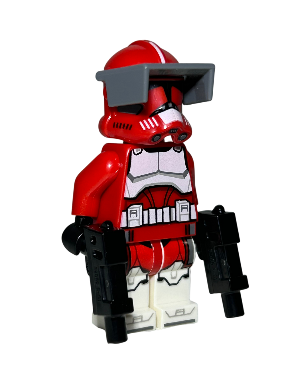 Commander Fox SW1304 LEGO Star Wars Minifigur Seitenansicht links brick2d2