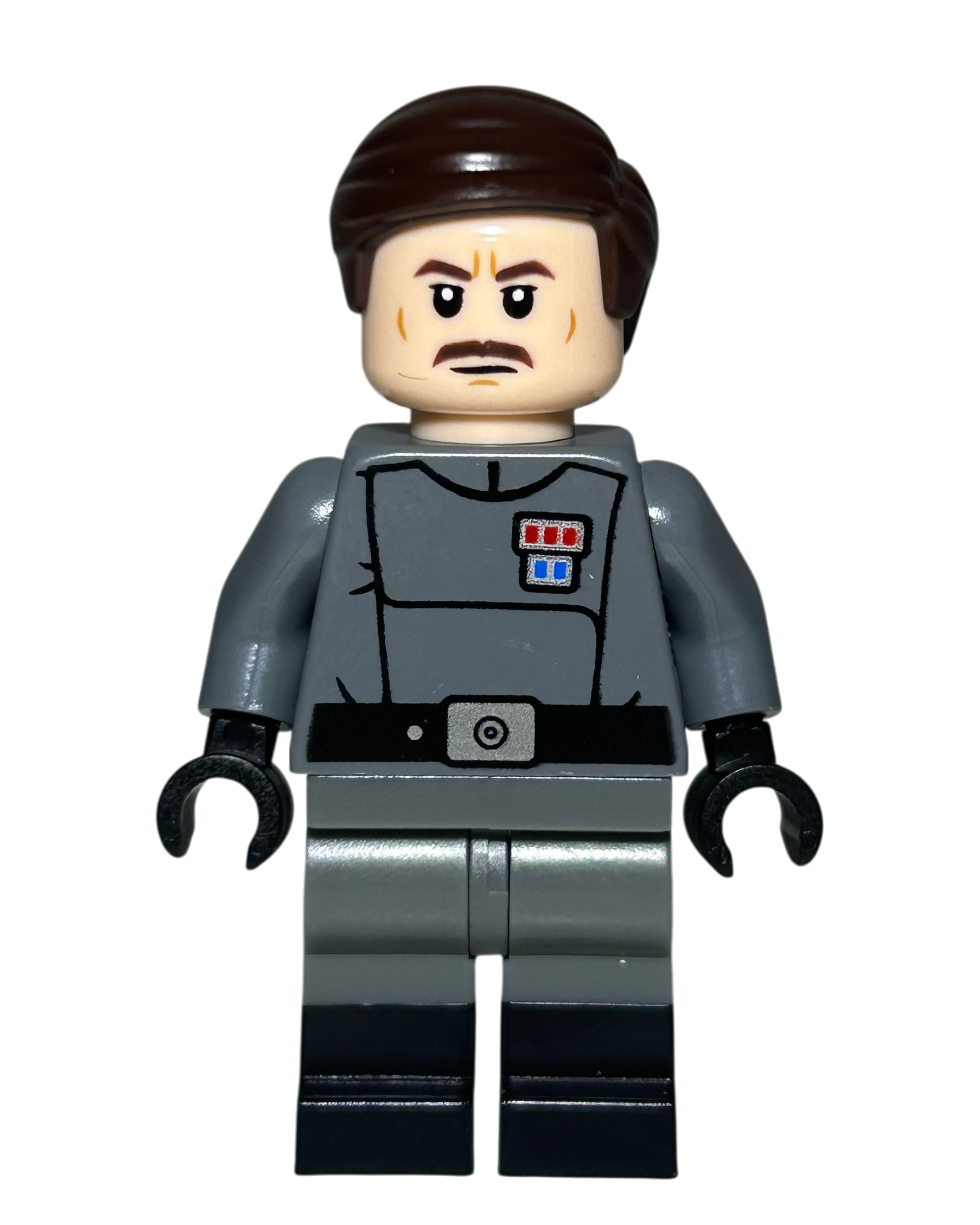 Admiral Wullf Yularen SW1316 LEGO Star Wars Minifigur Detailansicht brick2d2