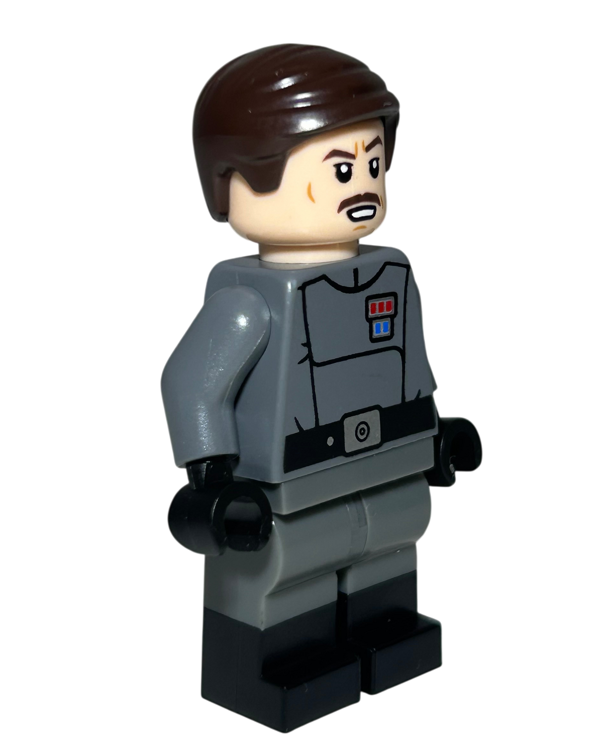 Admiral Wullf Yularen SW1316 LEGO Star Wars Minifigur Seitenansicht links brick2d2