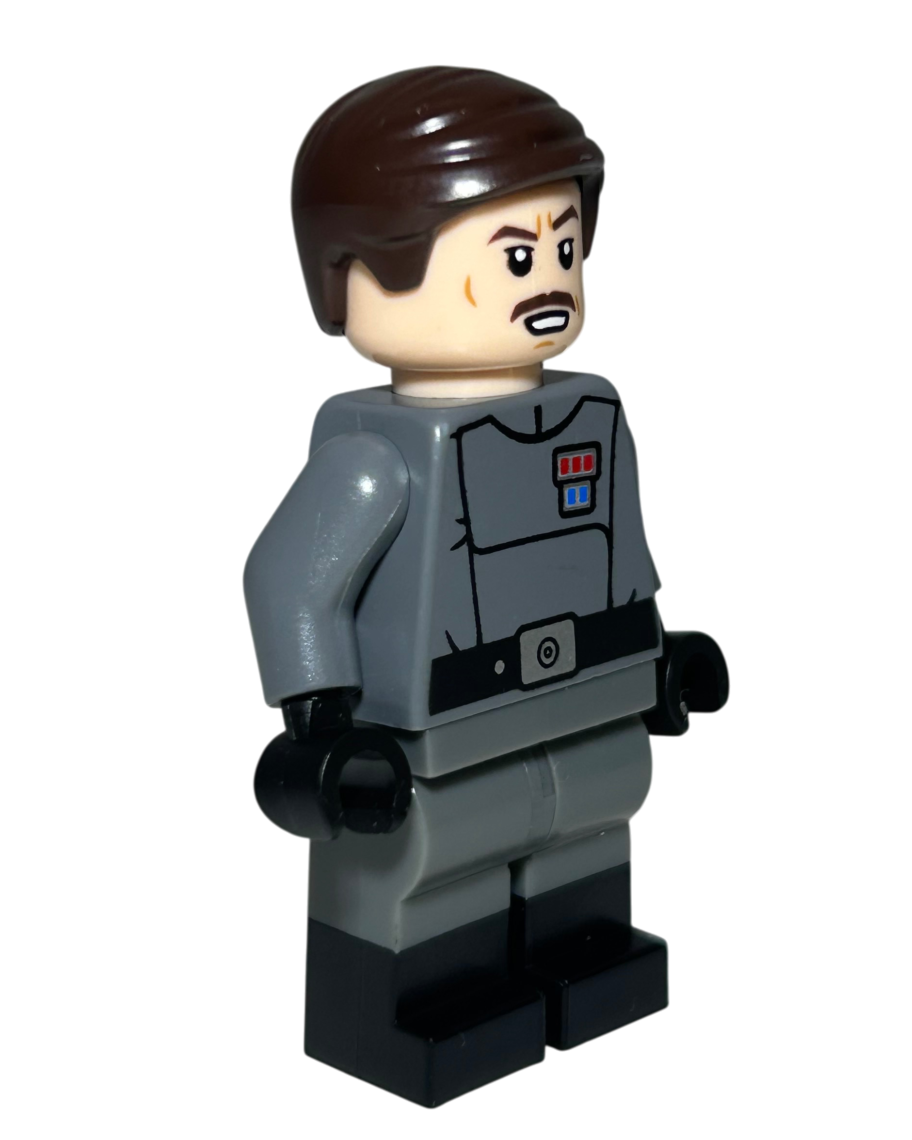 Admiral Wullf Yularen SW1316 LEGO Star Wars Minifigur Seitenansicht links brick2d2