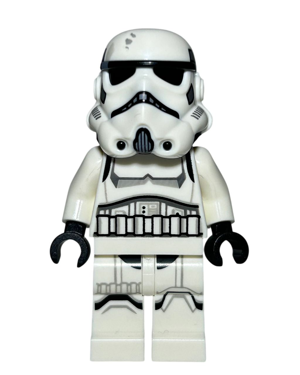 Imperial Stormtrooper SW1327 LEGO Star Wars Minifigur mit Fehldruck Vorderansicht brick2d2