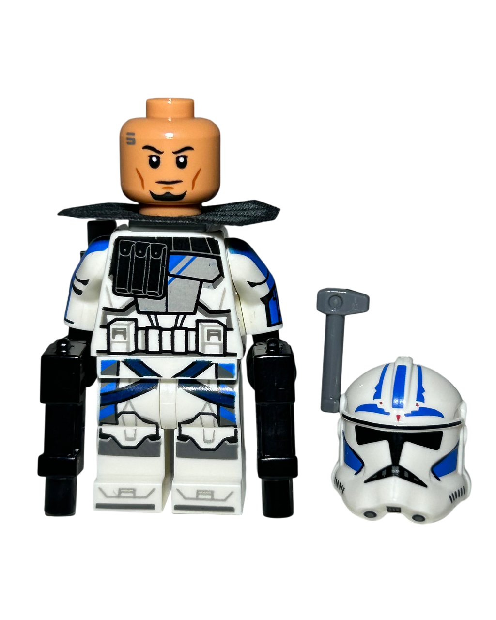 ARC Trooper Fives Jubiläumsplatte SW1329 LEGO Star Wars Minifigur Detailansicht brick2d2
