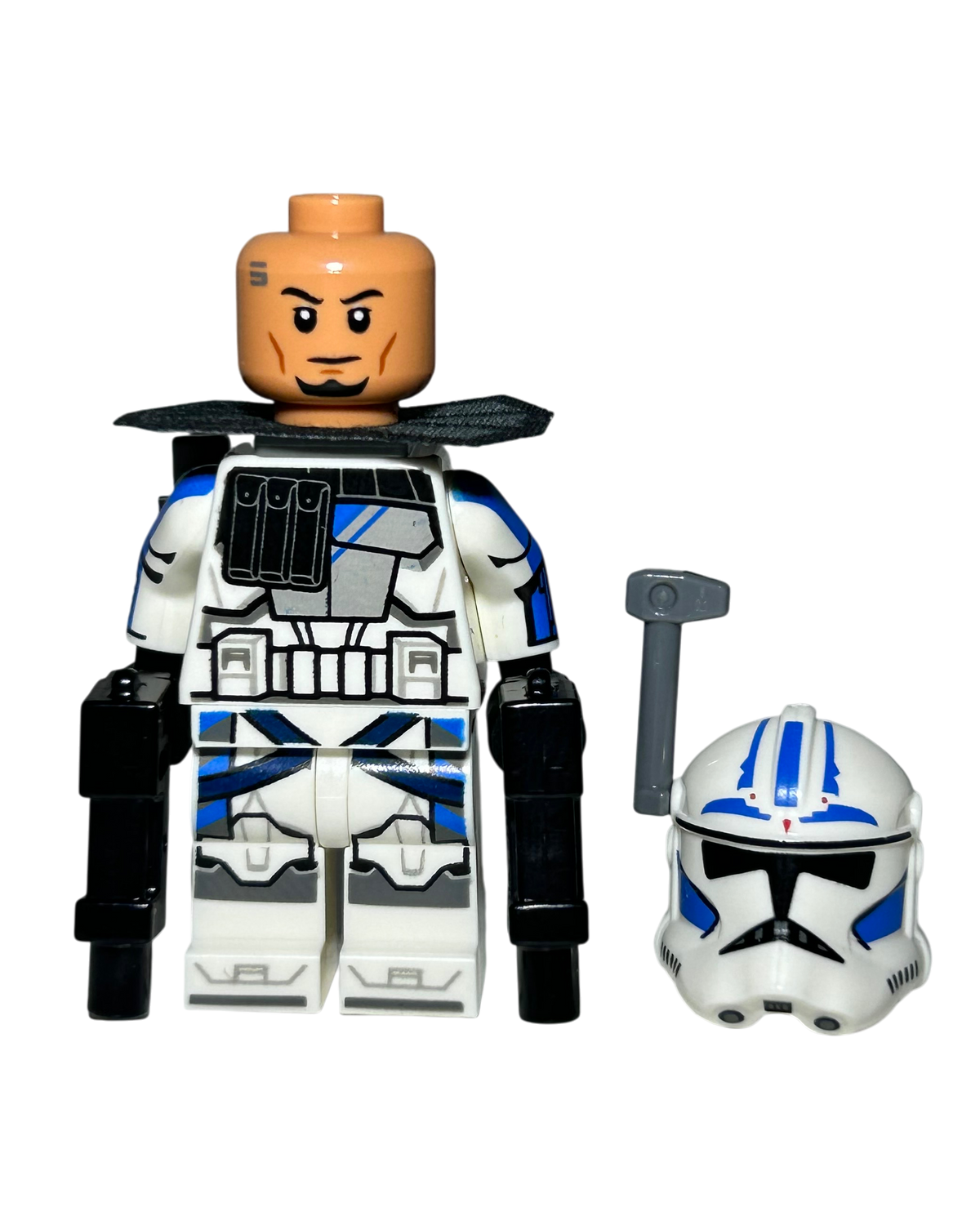 ARC Trooper Fives Jubiläumsplatte SW1329 LEGO Star Wars Minifigur Detailansicht brick2d2