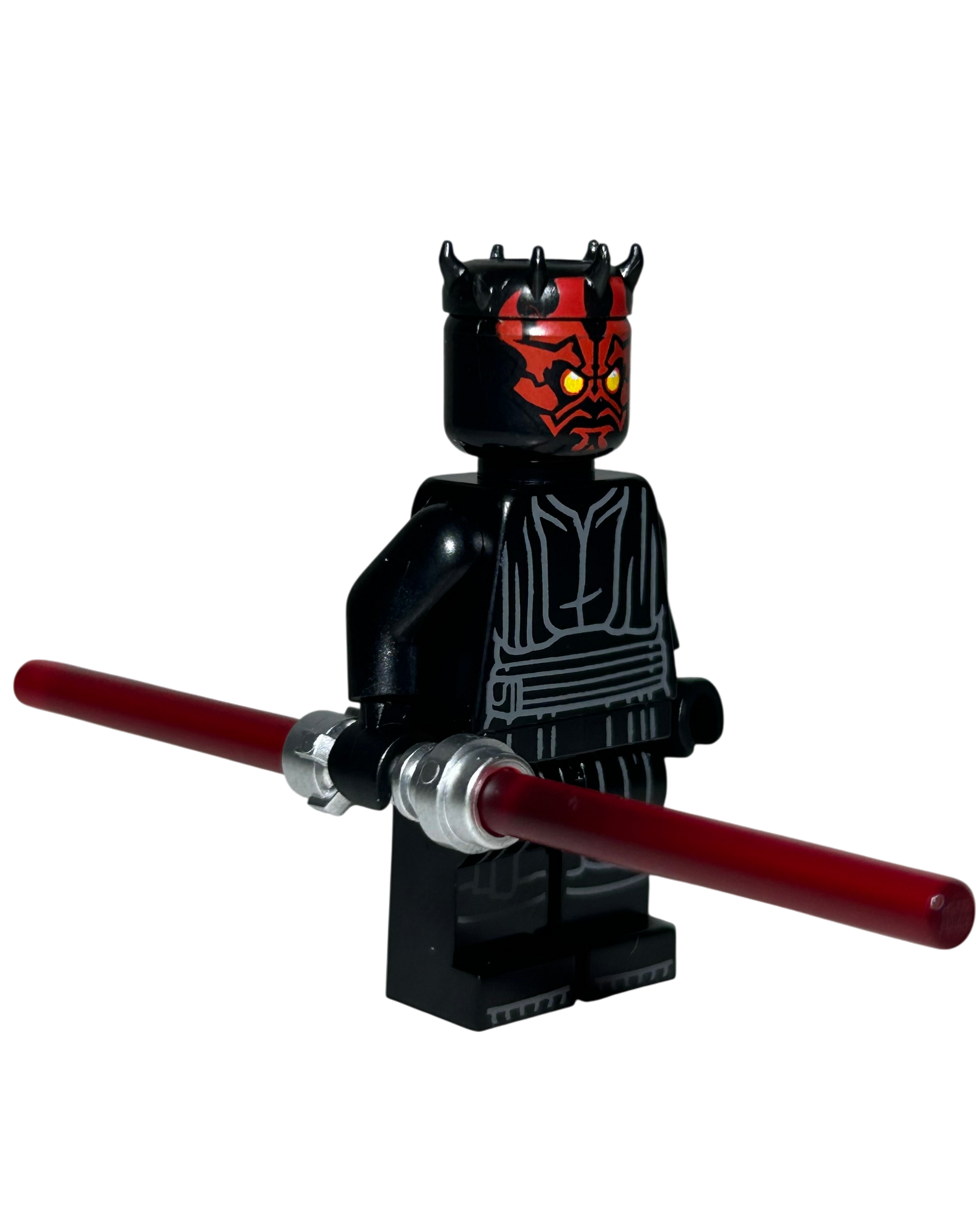 Darth Maul SW1333 LEGO Star Wars Minifigur Seitenansicht links – brick2d2