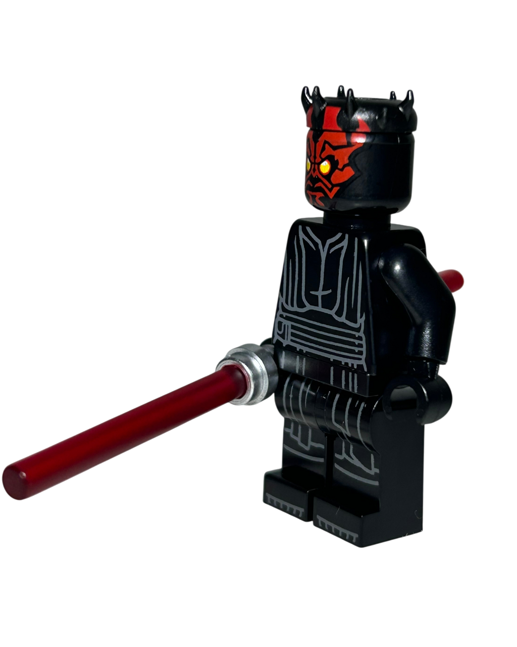 Darth Maul SW1333 LEGO Star Wars Minifigur Seitenansicht rechts – brick2d2