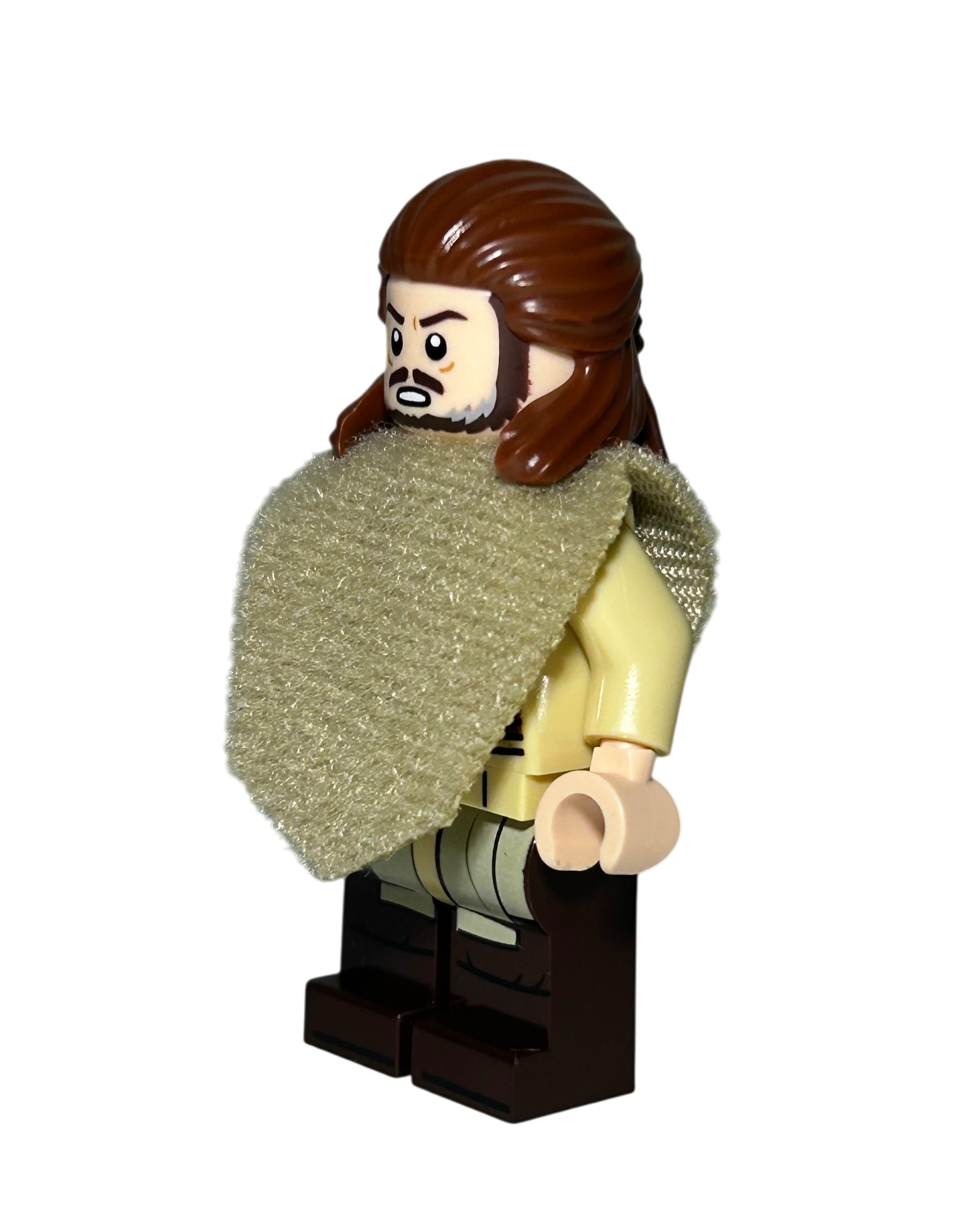 Qui-Gon Jinn SW1334b LEGO Star Wars Minifigur Seitenansicht rechts – brick2d2