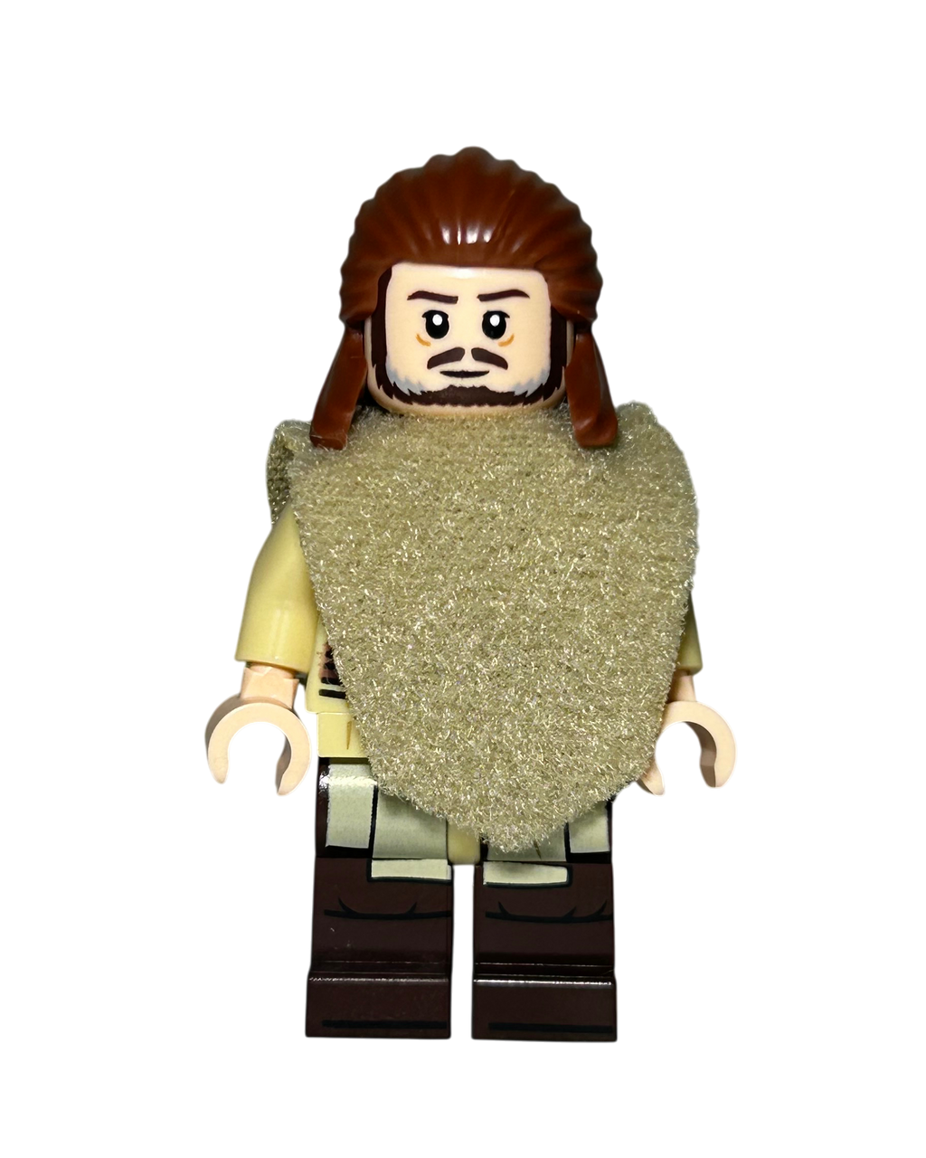 Qui-Gon Jinn SW1334b LEGO Star Wars Minifigur Detailansicht – brick2d2