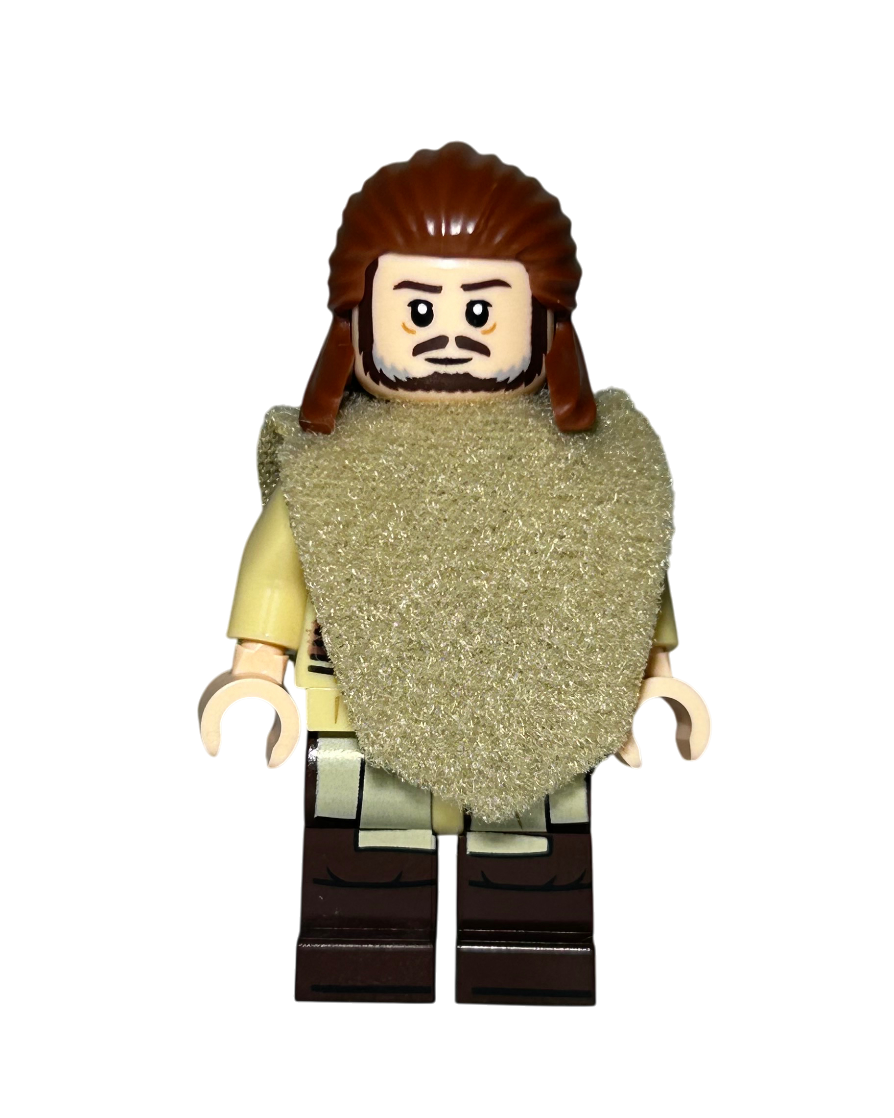 Qui-Gon Jinn SW1334b LEGO Star Wars Minifigur Detailansicht – brick2d2