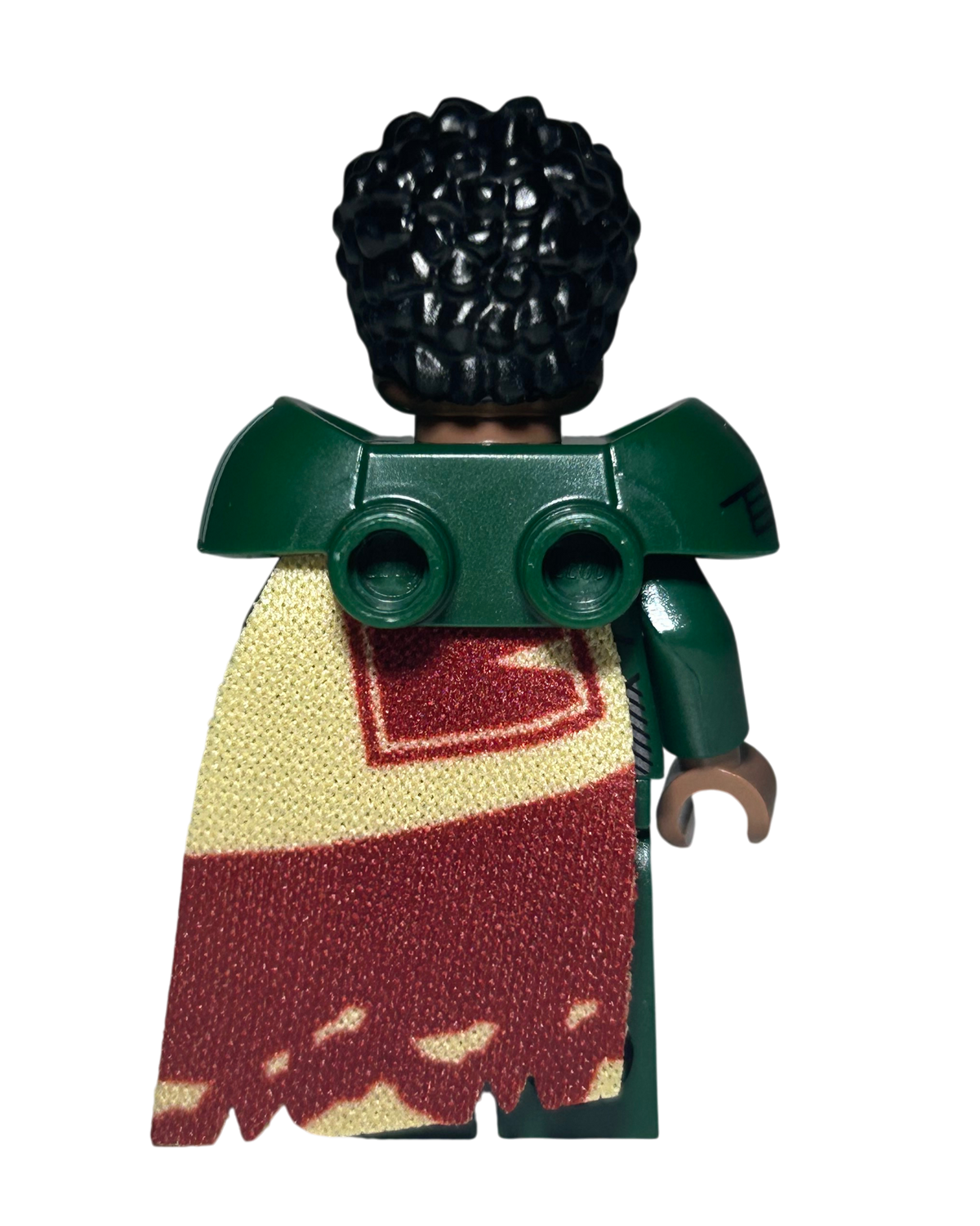 Saw Gerrera SW1335 LEGO Star Wars Minifigur Rückansicht mit 25 Jahre Podest brick2d2