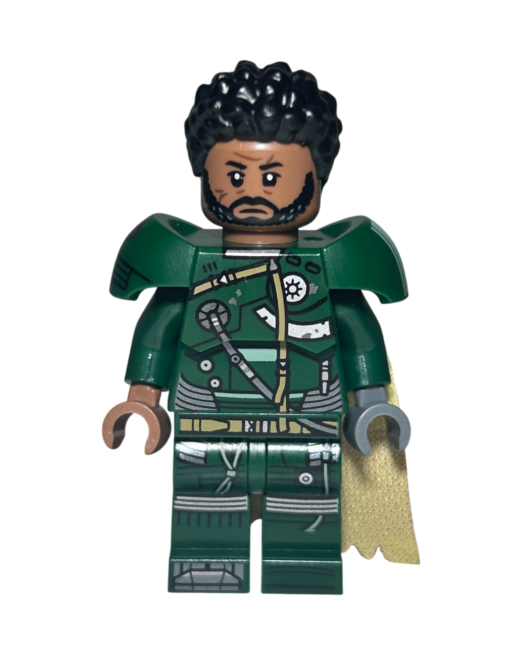 Saw Gerrera SW1335 LEGO Star Wars Minifigur Detailansicht 25 Jahre Podest brick2d2