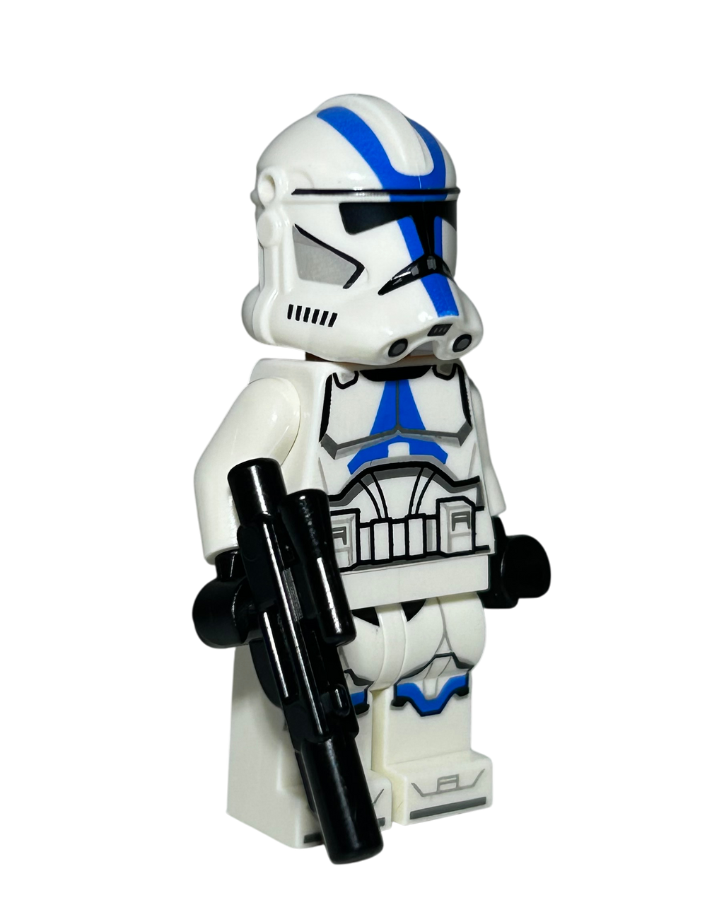 Clone Trooper der 501 mit Helmlöchern SW1337 LEGO Star Wars Minifigur Seitenansicht links brick2d2